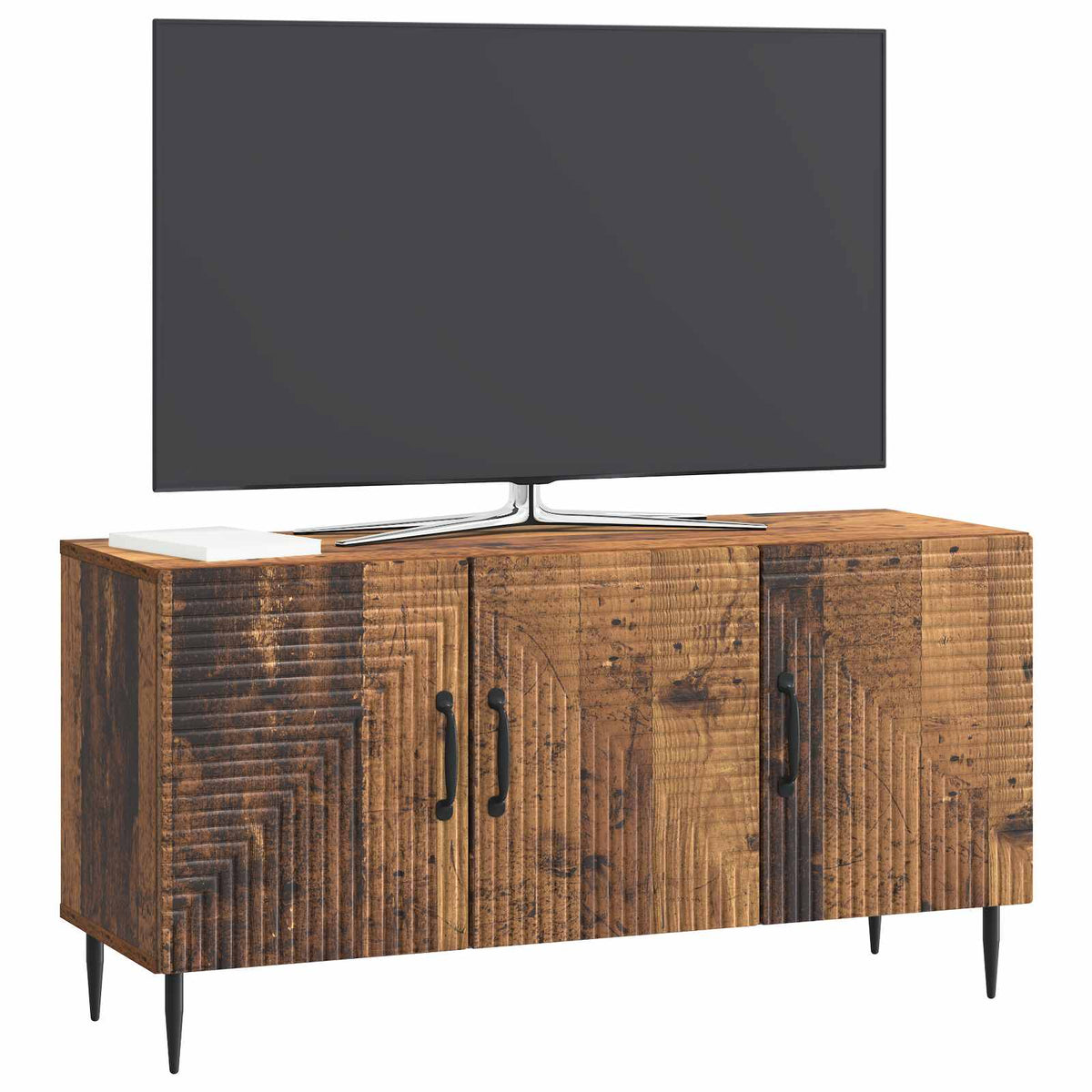 TV-skab Gammelt træ 99 x 34,5 x 50 cm Konstrueret træ