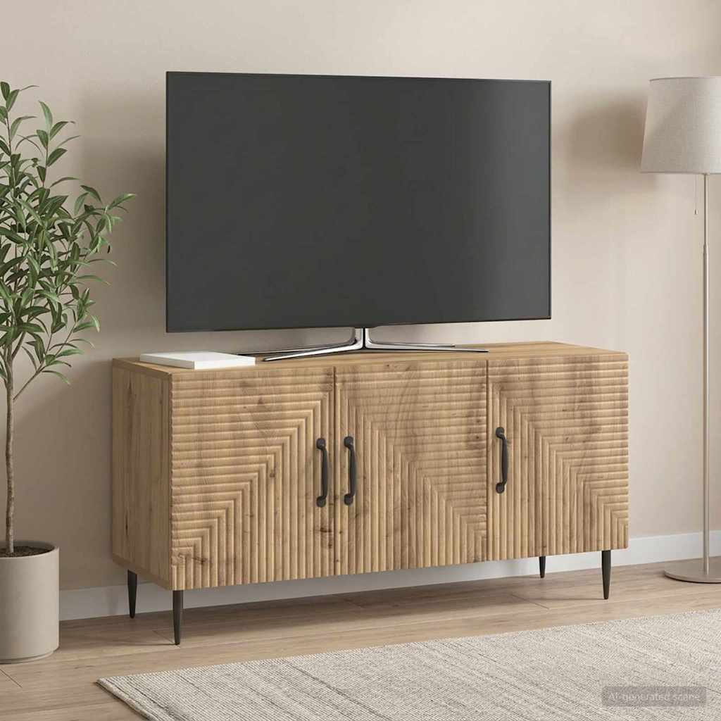 TV-skab 99 x 34,5 x 50 cm Artisan-eg Konstrueret træ