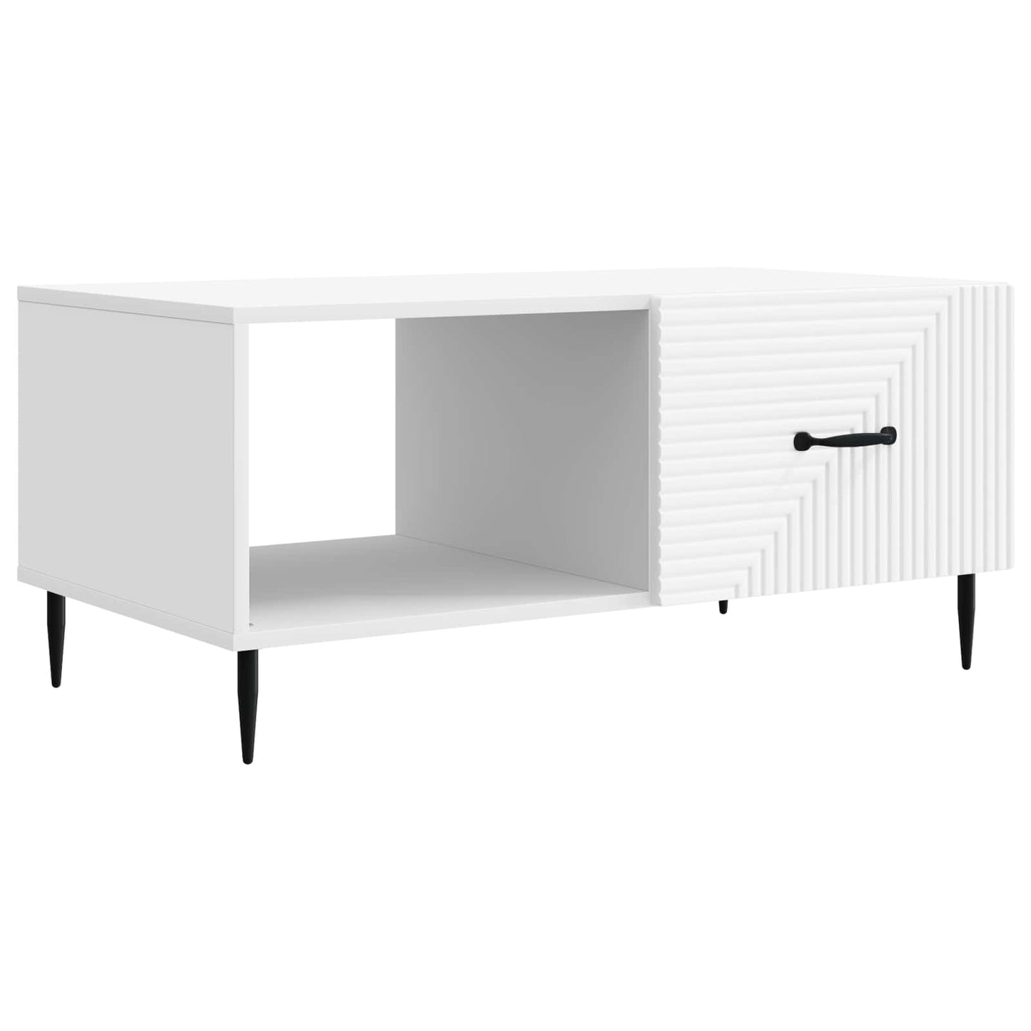 Sofabord Hvid 90 x 50 x 40 cm Konstrueret træ