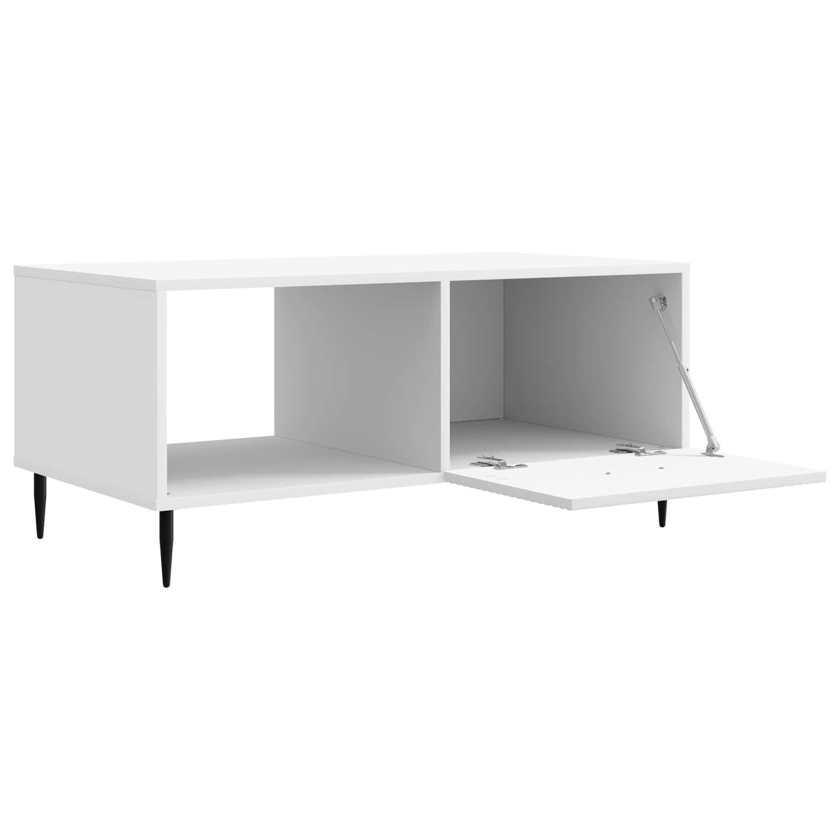 Sofabord Hvid 90 x 50 x 40 cm Konstrueret træ
