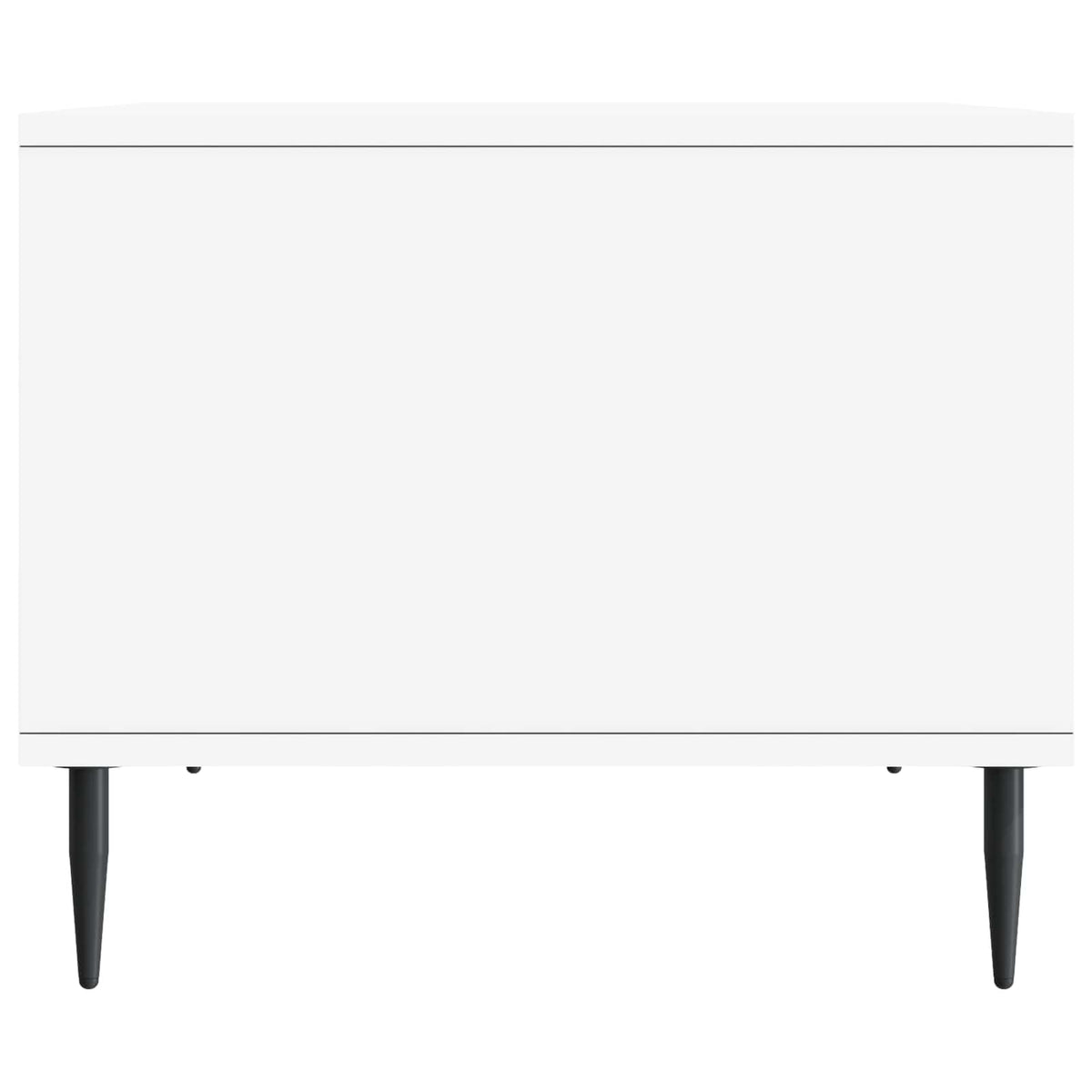 Sofabord Hvid 90 x 50 x 40 cm Konstrueret træ