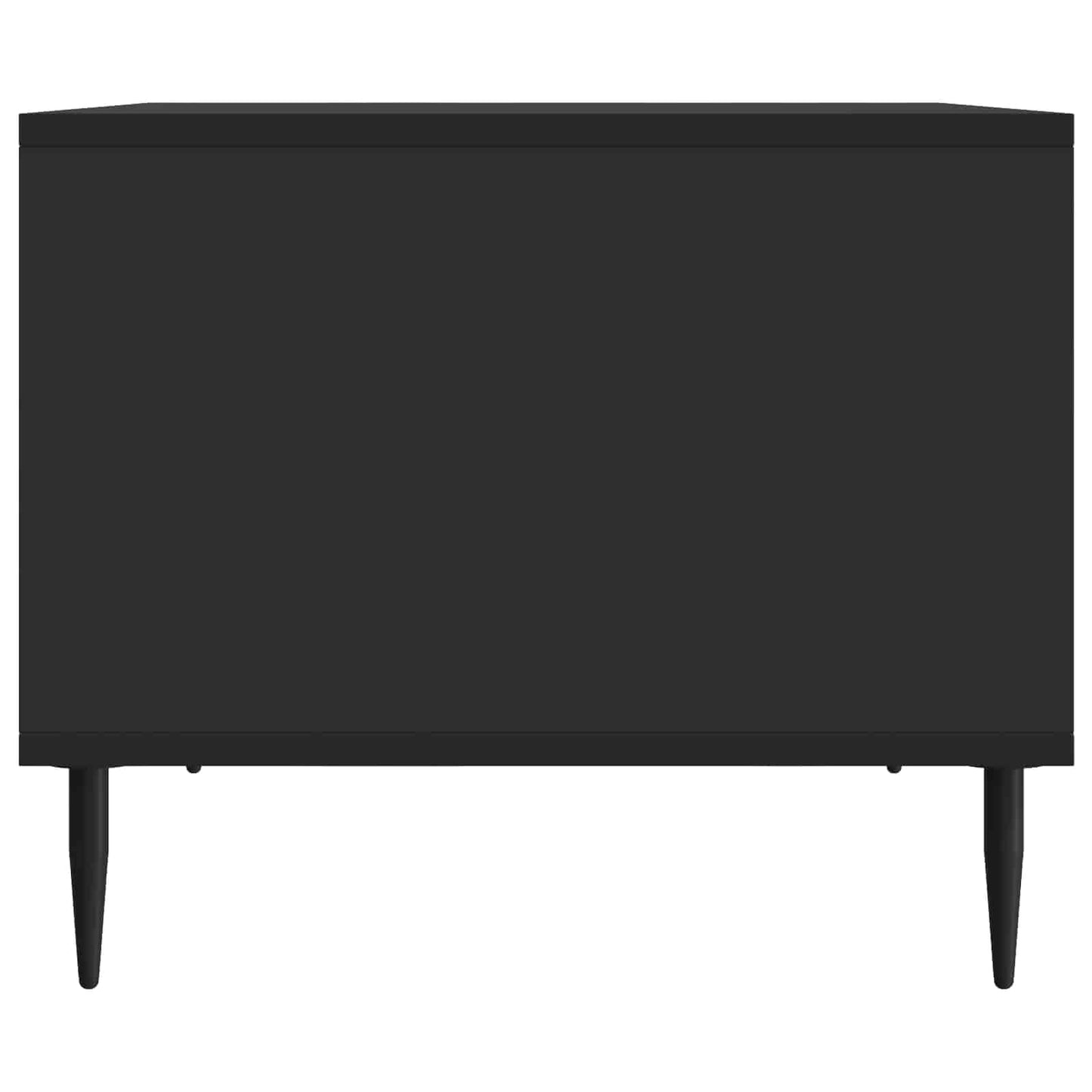 Sofabord Sort 90 x 50 x 40 cm Konstrueret træ