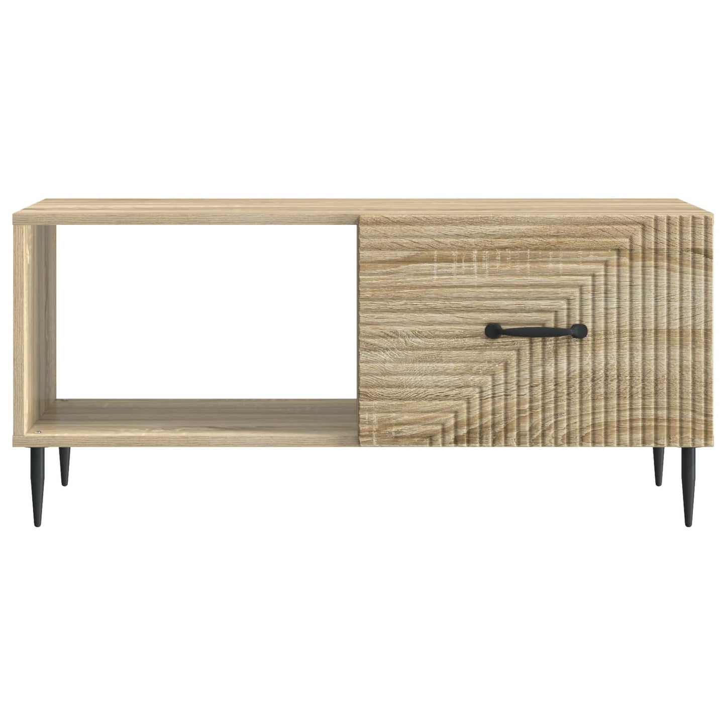 Sofabord Sonoma-eg 90 x 50 x 40 cm Konstrueret træ