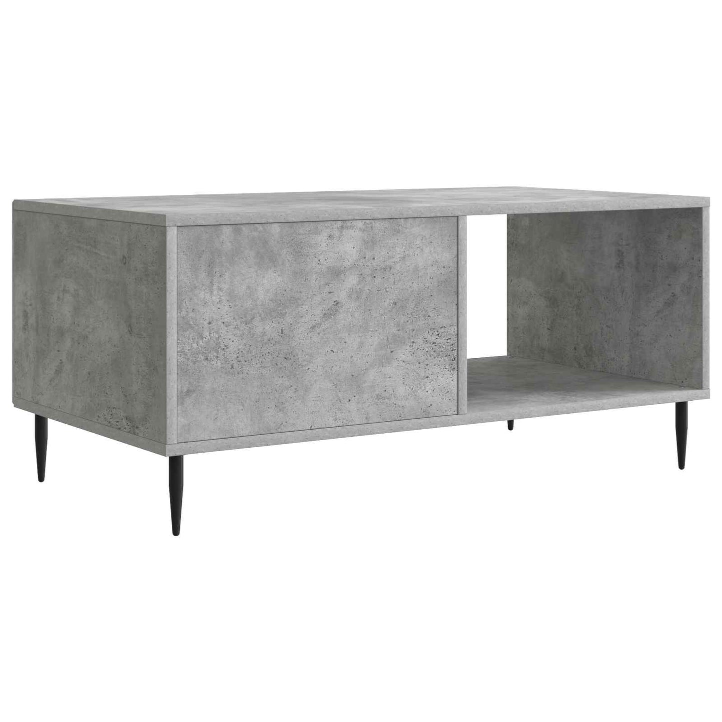 Sofabord Betongrå 90 x 50 x 40 cm Konstrueret træ
