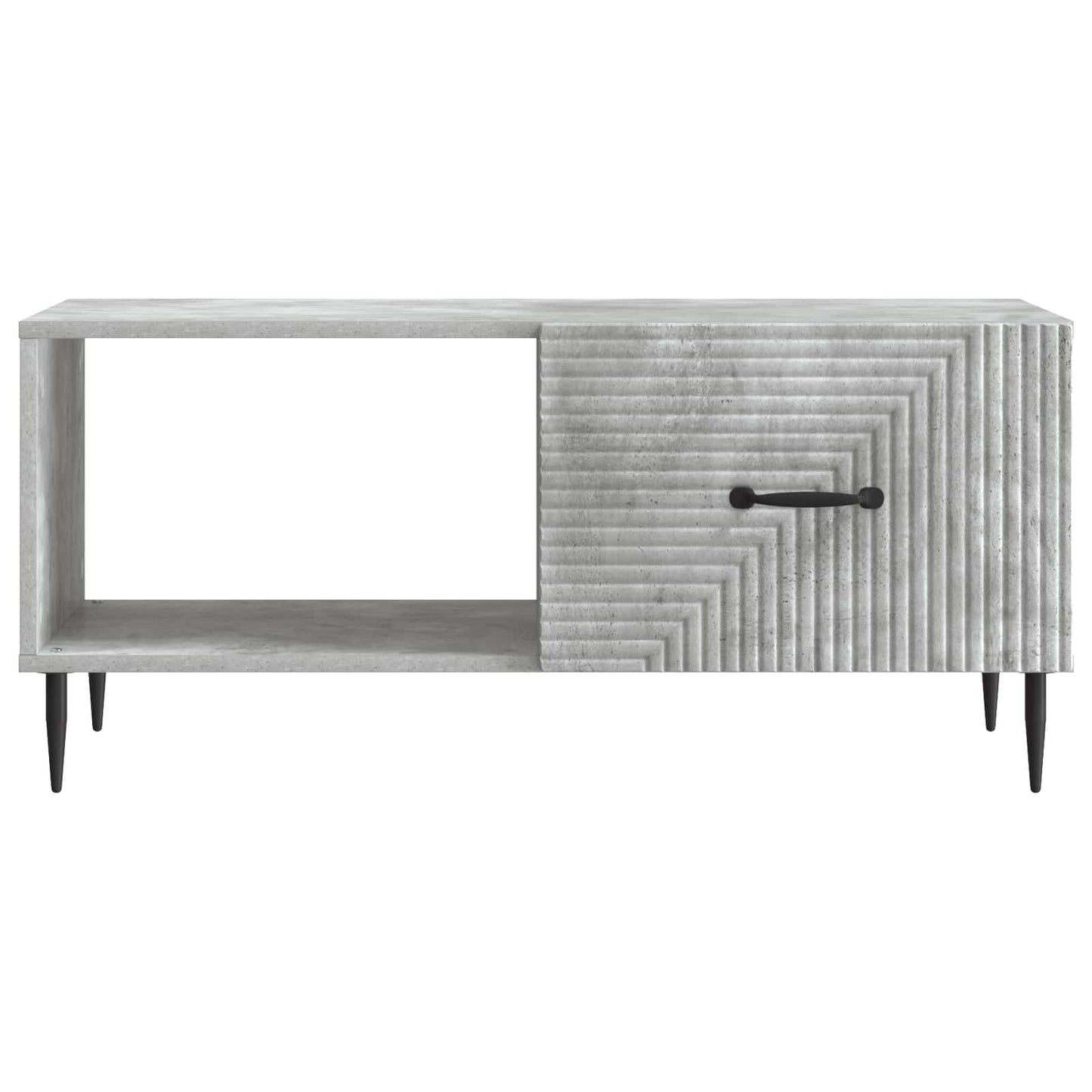 Sofabord Betongrå 90 x 50 x 40 cm Konstrueret træ