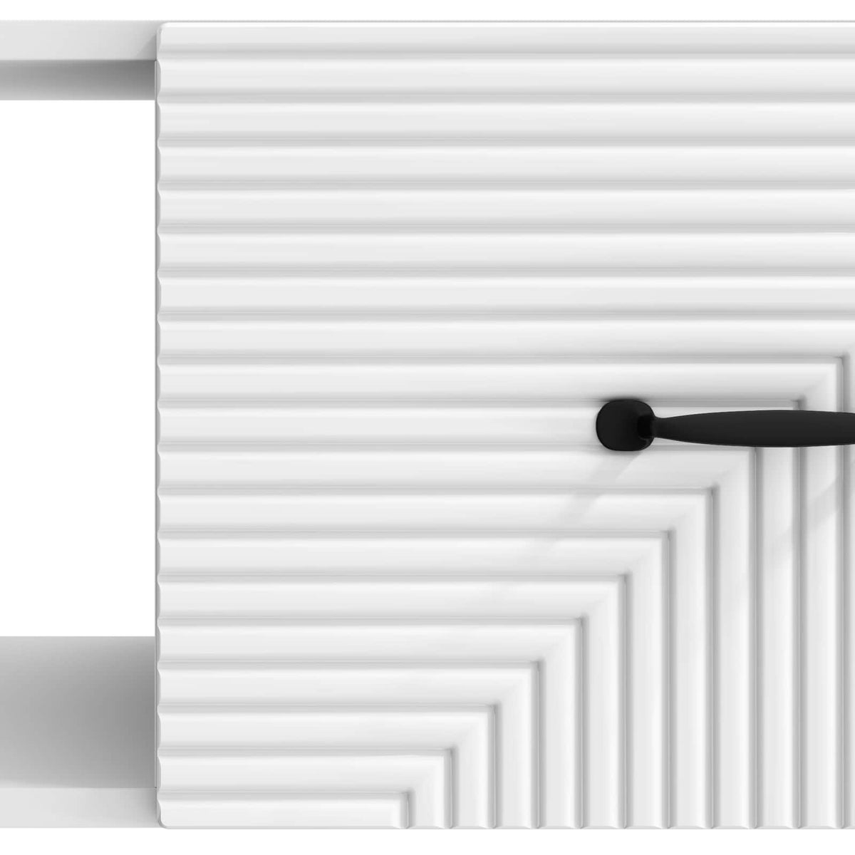 Sofabord Hvid højglans 90 x 50 x 40 cm Konstrueret træ