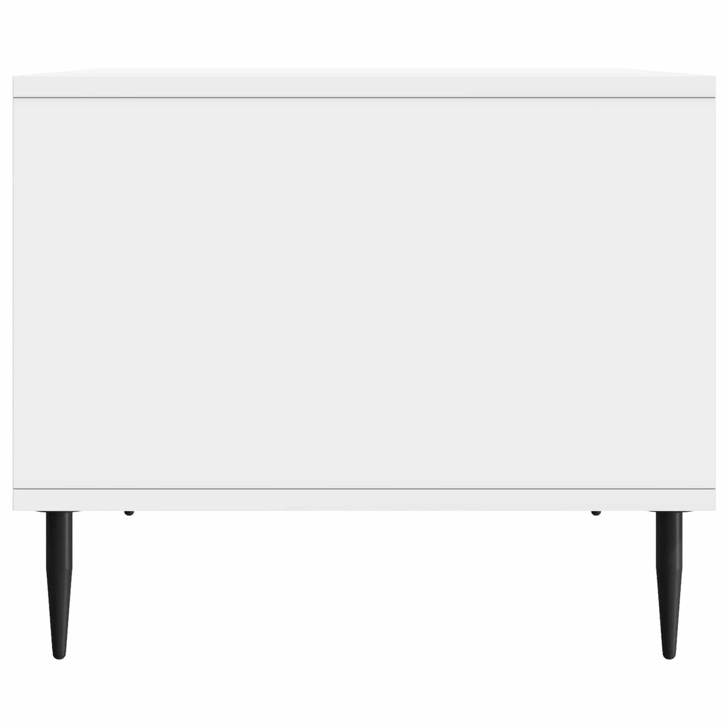 Sofabord Hvid højglans 90 x 50 x 40 cm Konstrueret træ