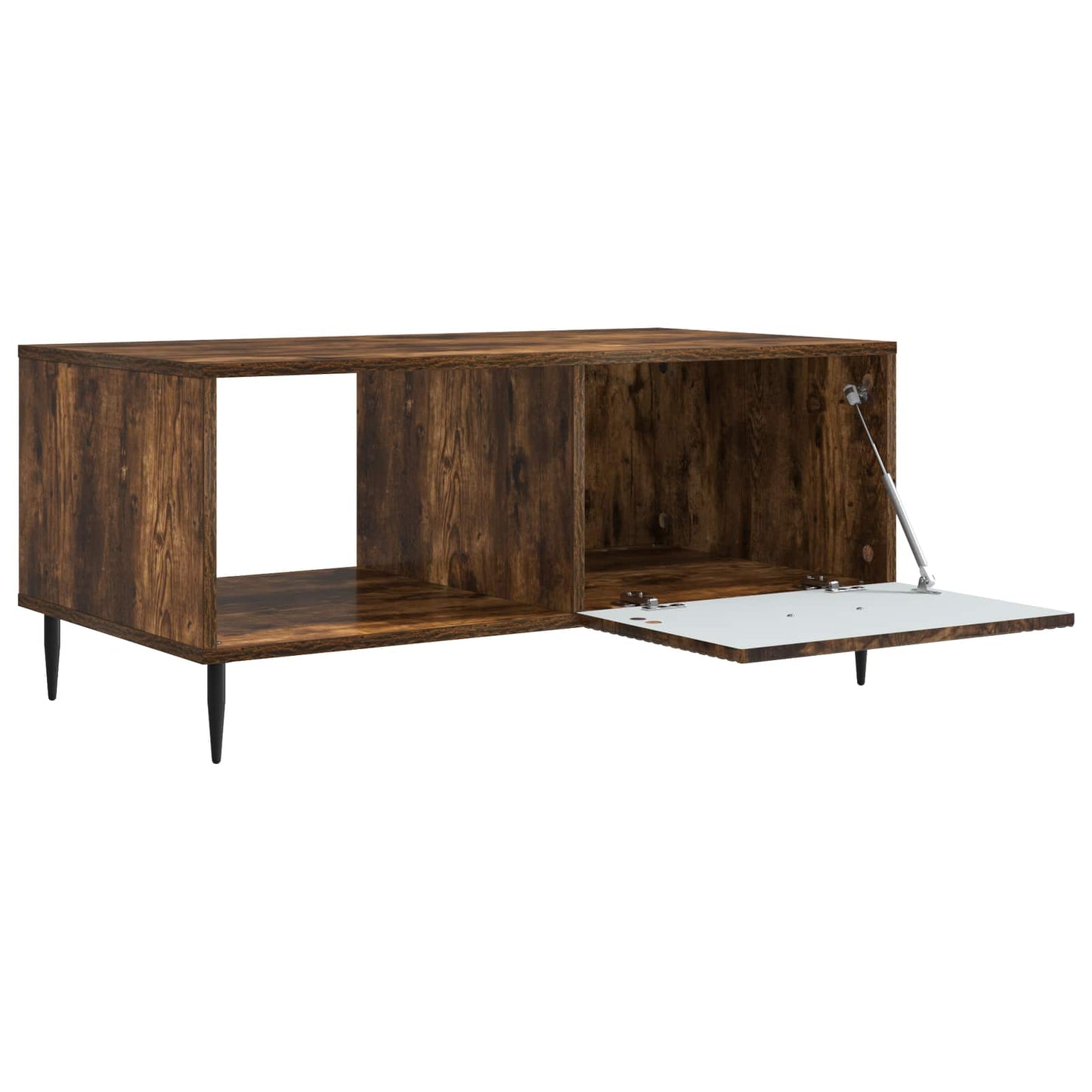 Sofabord Røget eg 90 x 50 x 40 cm Konstrueret træ