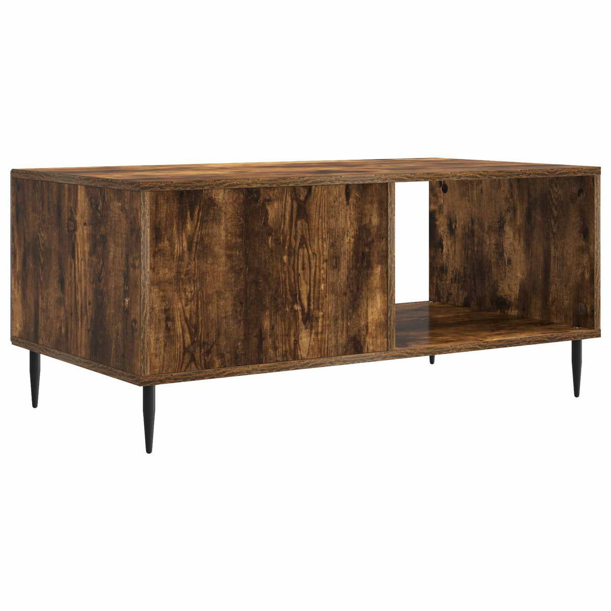 Sofabord Røget eg 90 x 50 x 40 cm Konstrueret træ