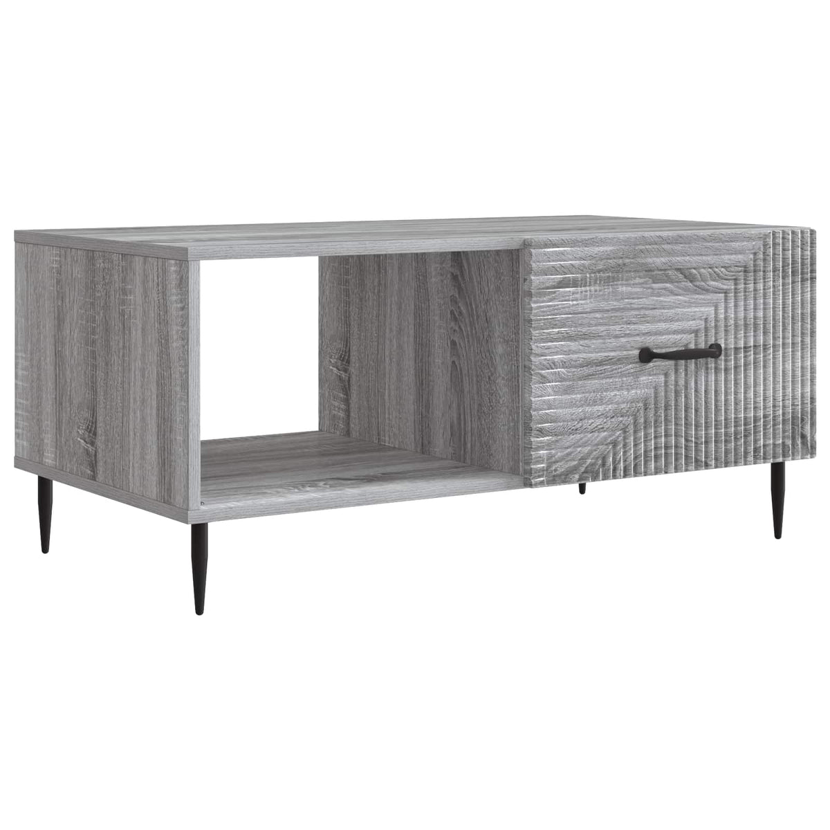 Sofabord Grå sonoma-eg 90 x 50 x 40 cm Konstrueret træ