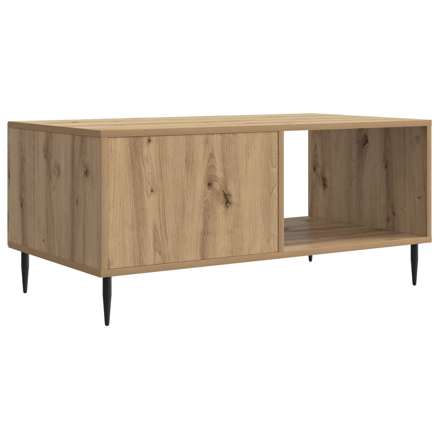 Sofabord Artisan-eg 90 x 50 x 40 cm Konstrueret træ