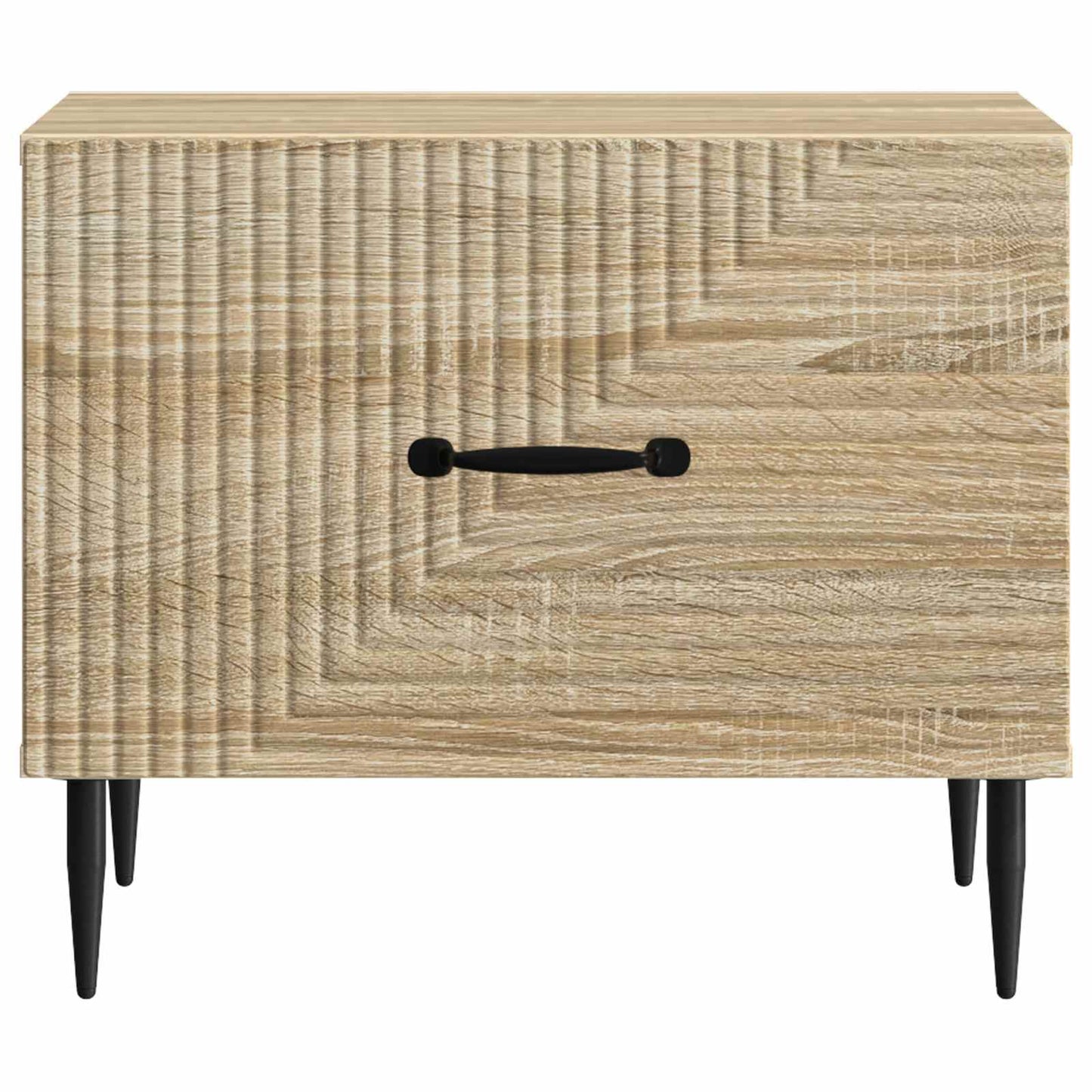 Sofabord med skuffe Sonoma-eg 49 x 50 x 40 cm Konstrueret træ