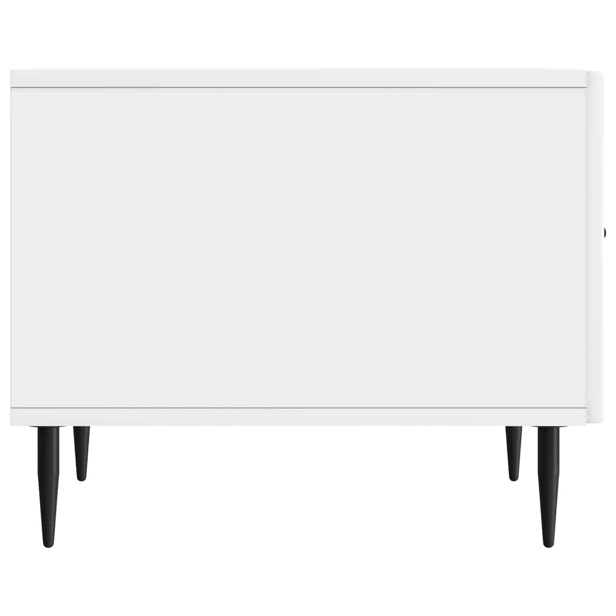 Sofabord Hvid højglans 49 x 50 x 40 cm Konstrueret træ