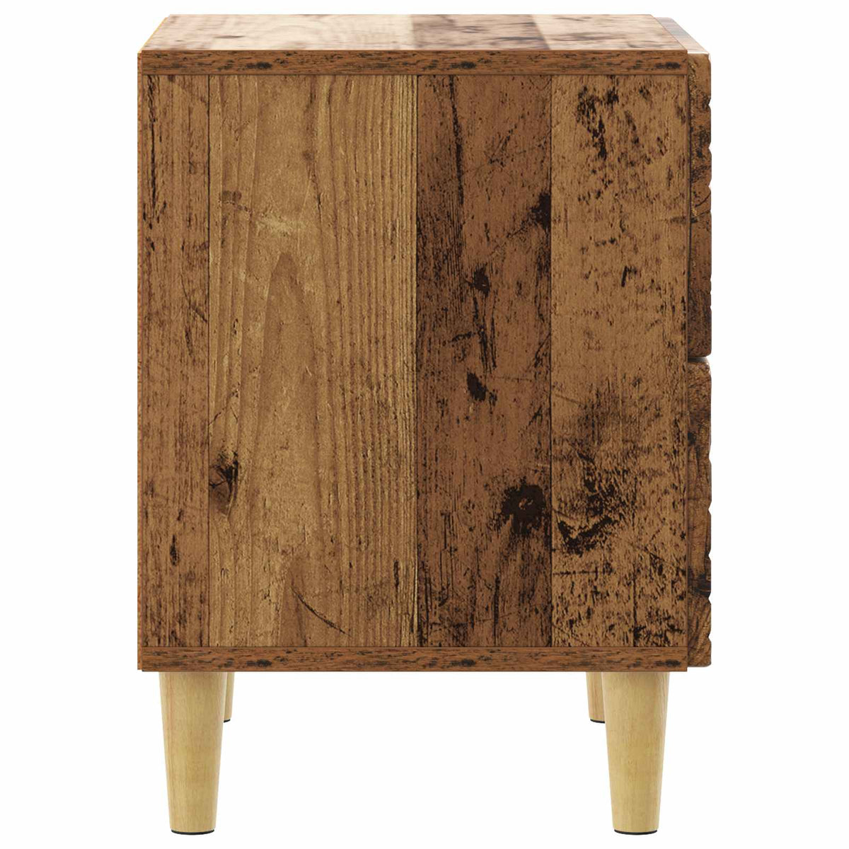 Sengebord Gammelt træ 43 x 34,5 x 48 cm Konstrueret træ