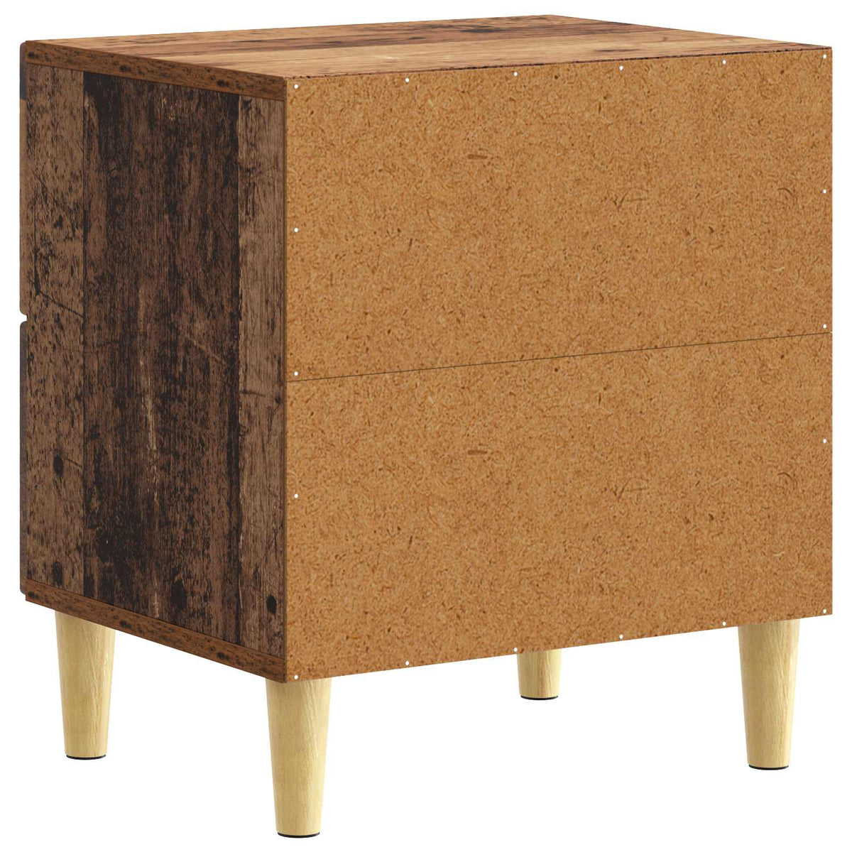 Sengebord 2 stk. Gammelt træ 43 x 34,5 x 48 cm Konstrueret træ