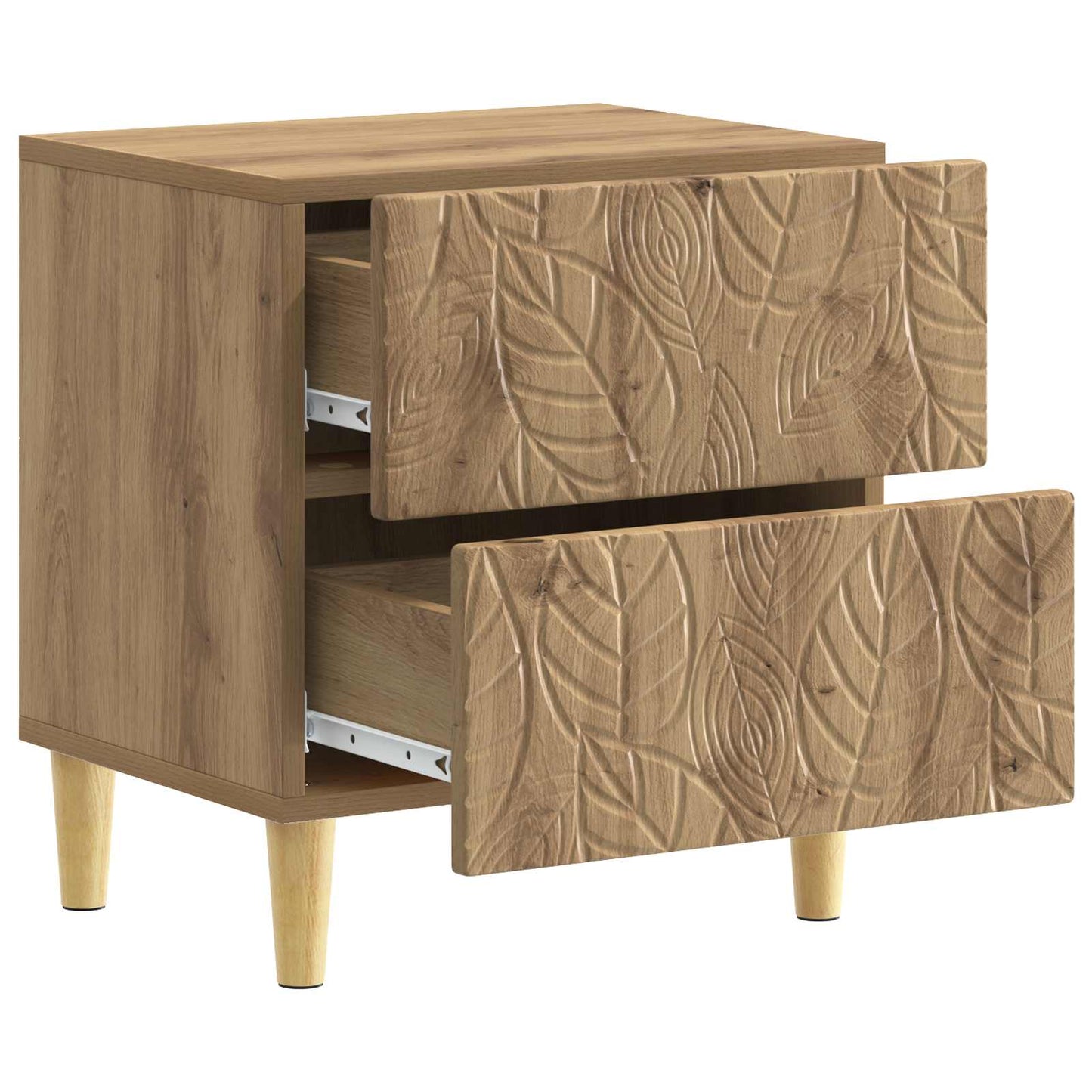 Sengebord Artisan-eg 43 x 34,5 x 48 cm Konstrueret træ