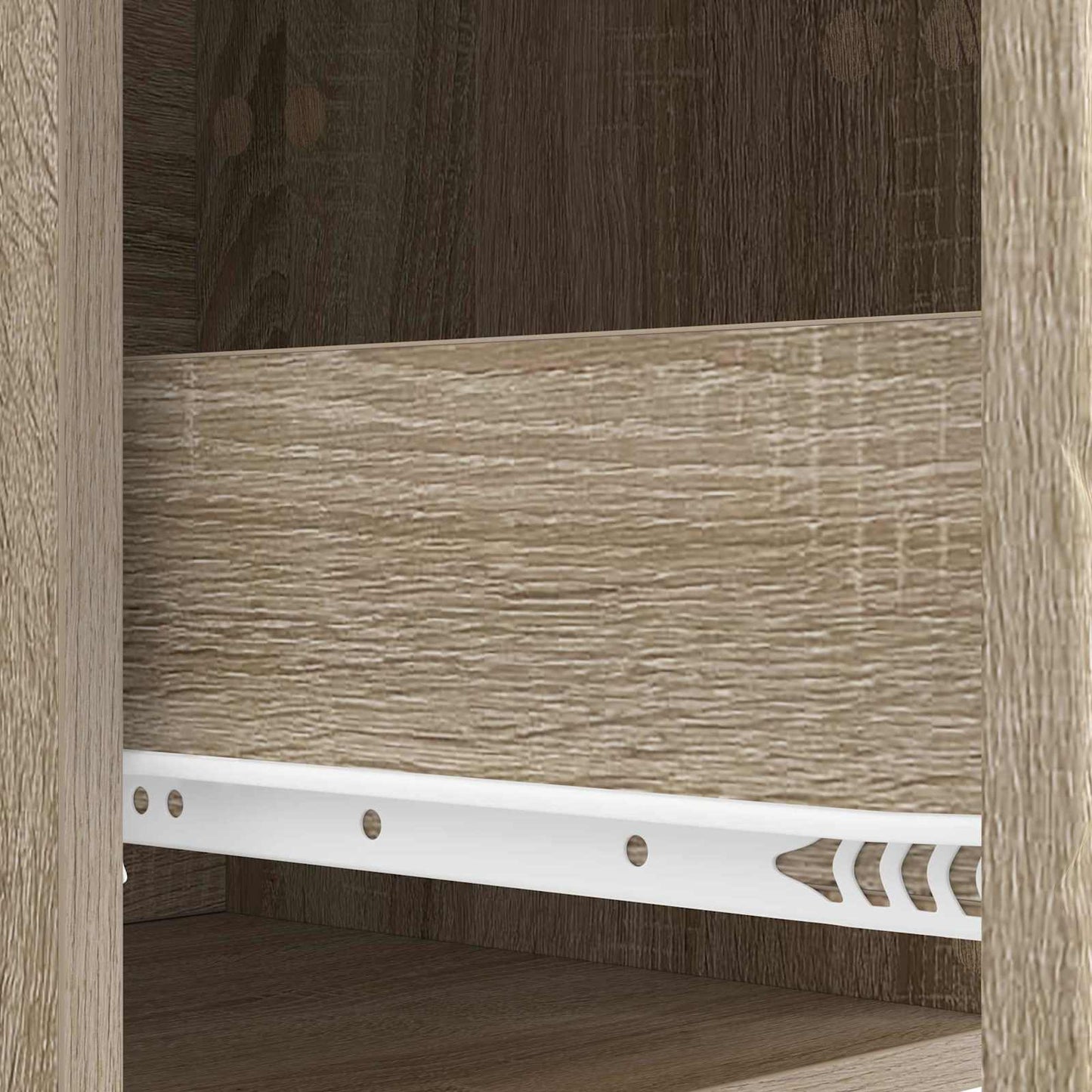 Sengebord Sonoma-eg 62 x 34,5 x 48 cm Konstrueret træ