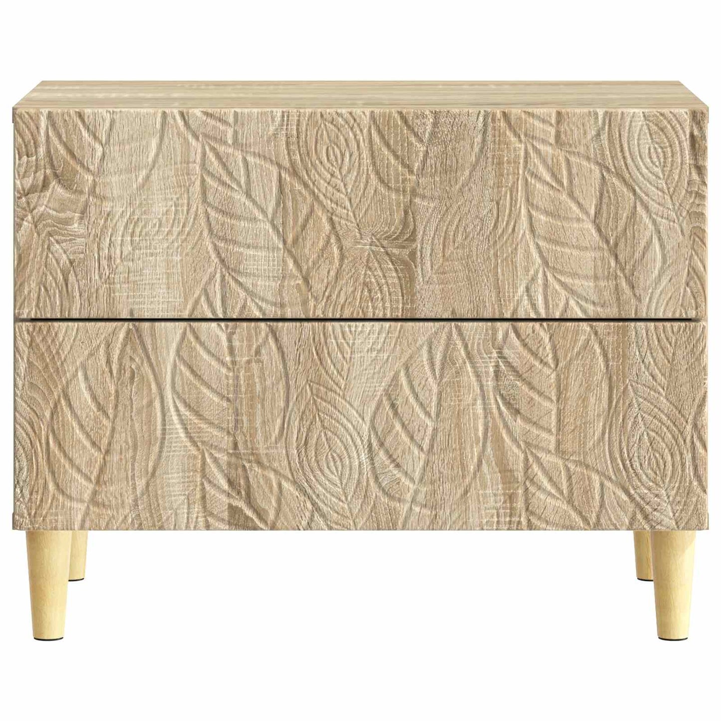 Sengebord Sonoma-eg 62 x 34,5 x 48 cm Konstrueret træ