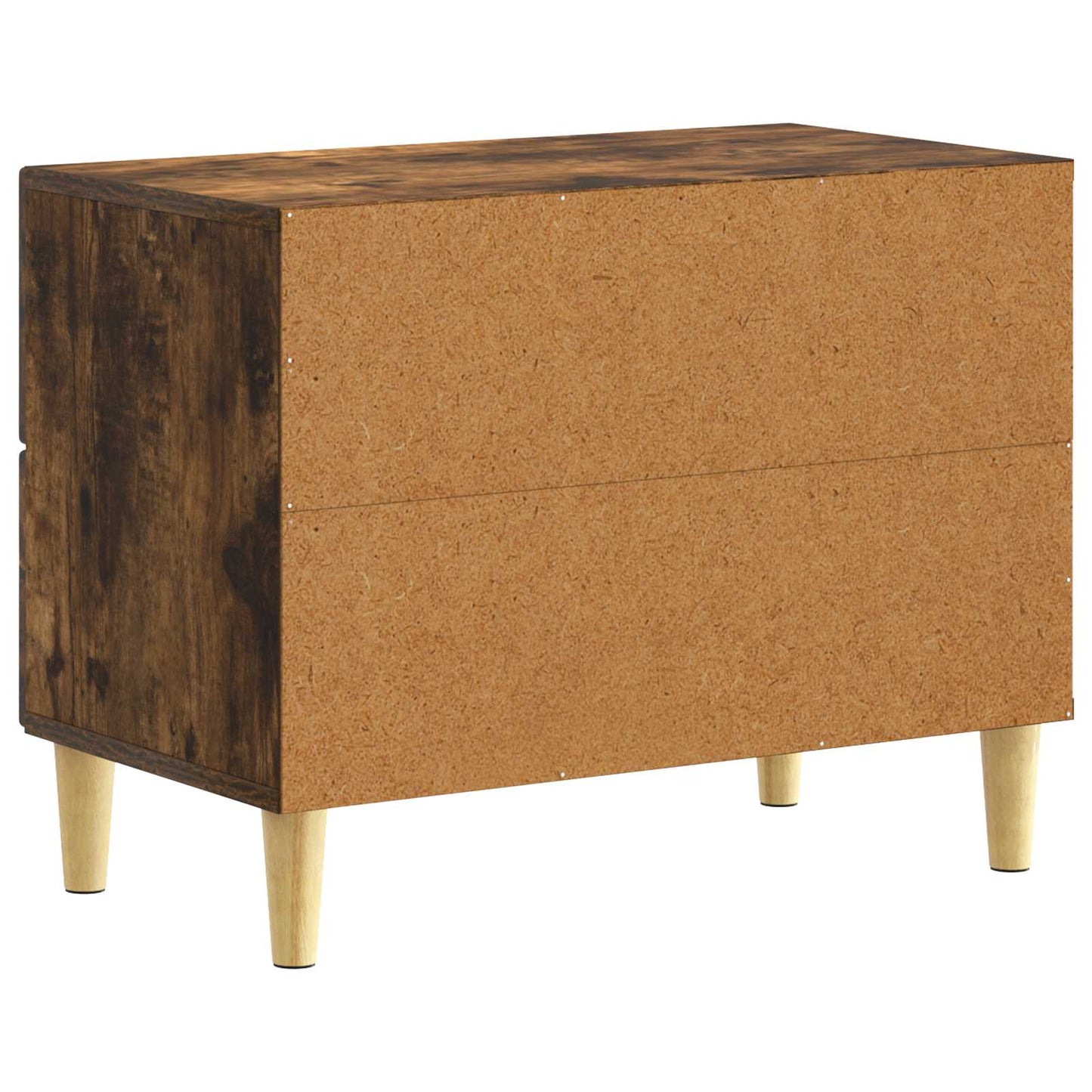 Sengebord Røget eg 62 x 34,5 x 48 cm Konstrueret træ