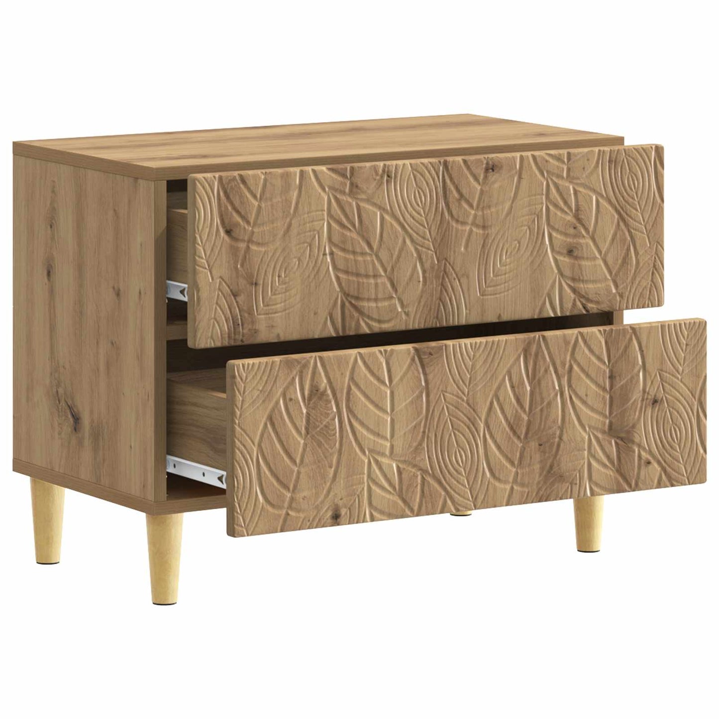Sengebord Artisan-eg 62 x 34,5 x 48 cm Konstrueret træ