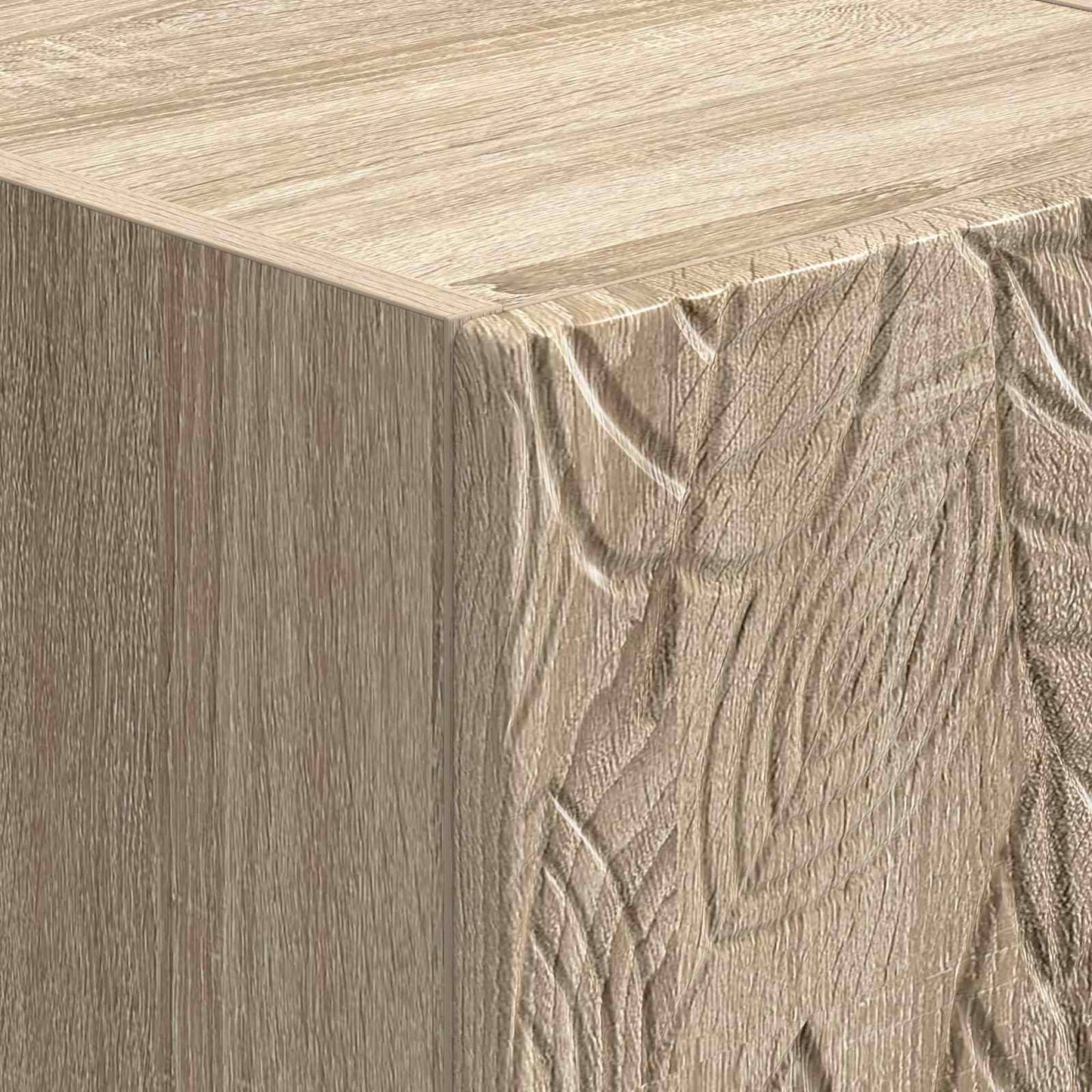 Sengebord Sonoma-eg 43 x 39,5 x 66,5 cm Konstrueret træ