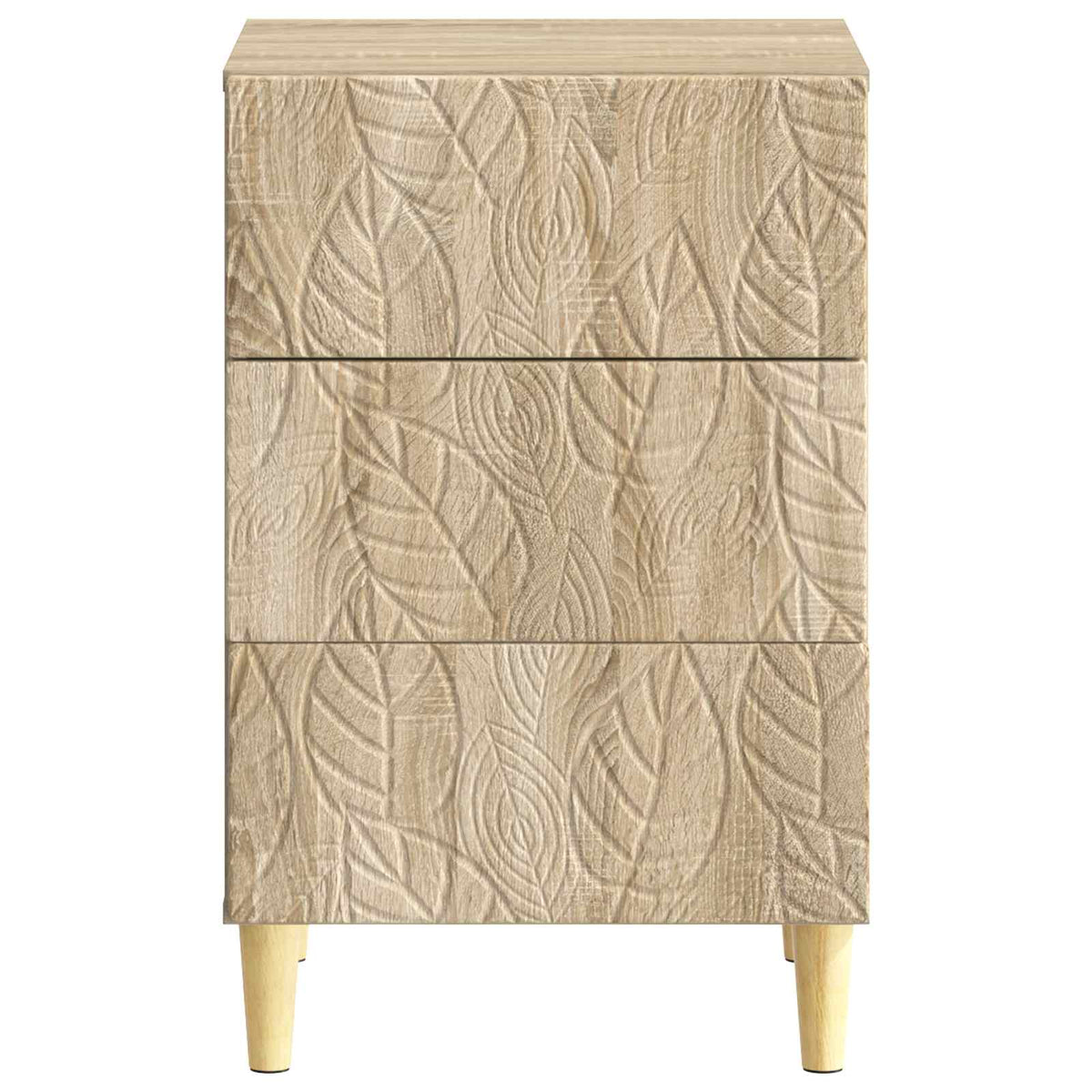 Sengebord Sonoma-eg 43 x 39,5 x 66,5 cm Konstrueret træ