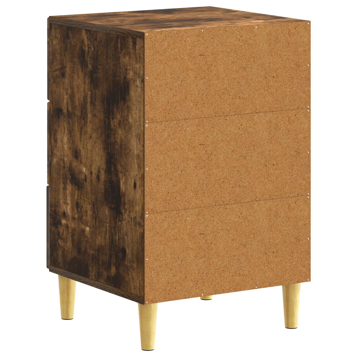 Sengebord Røget eg 43 x 39,5 x 66,5 cm Konstrueret træ