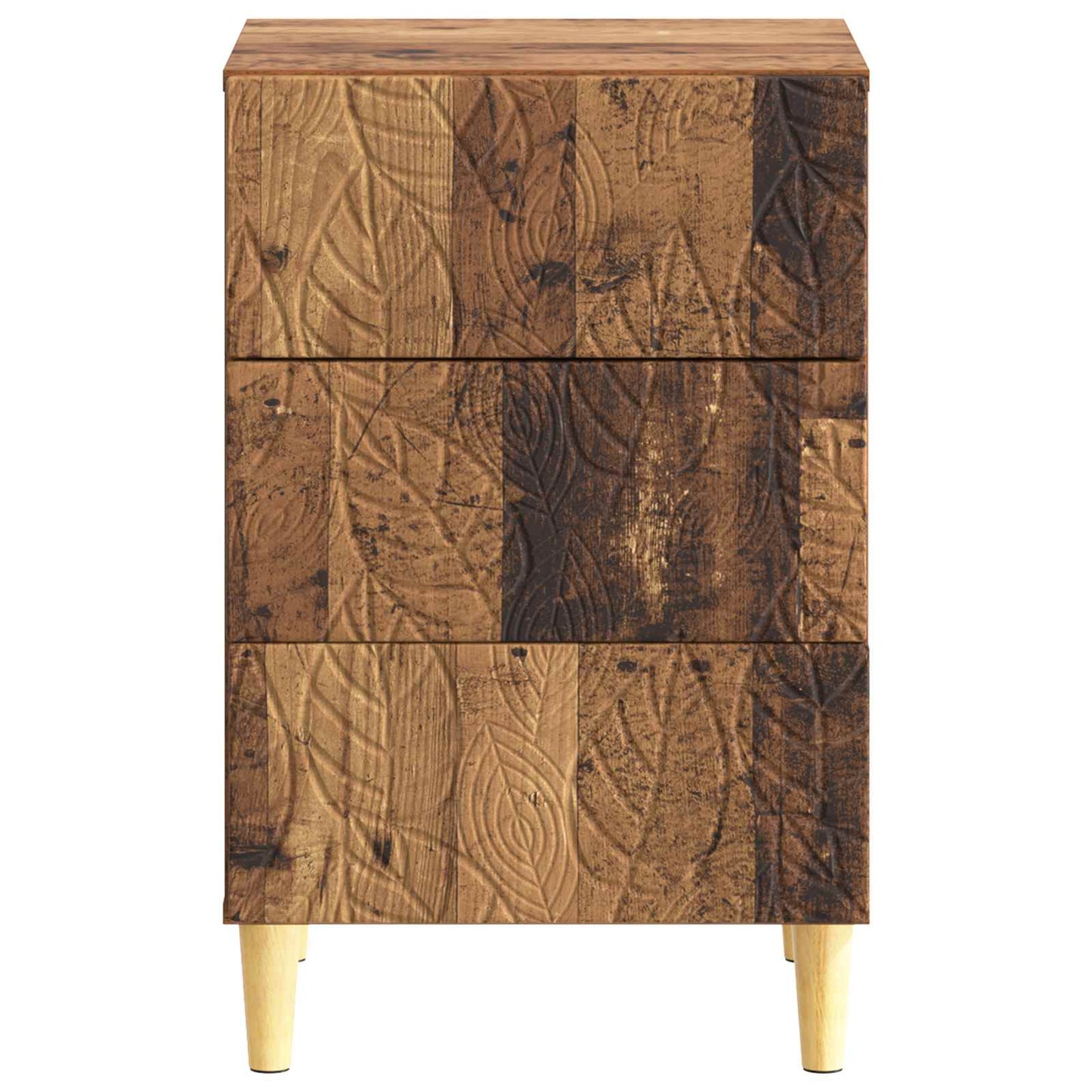 Sengebord Gammelt træ 43 x 39,5 x 66,5 cm Konstrueret træ