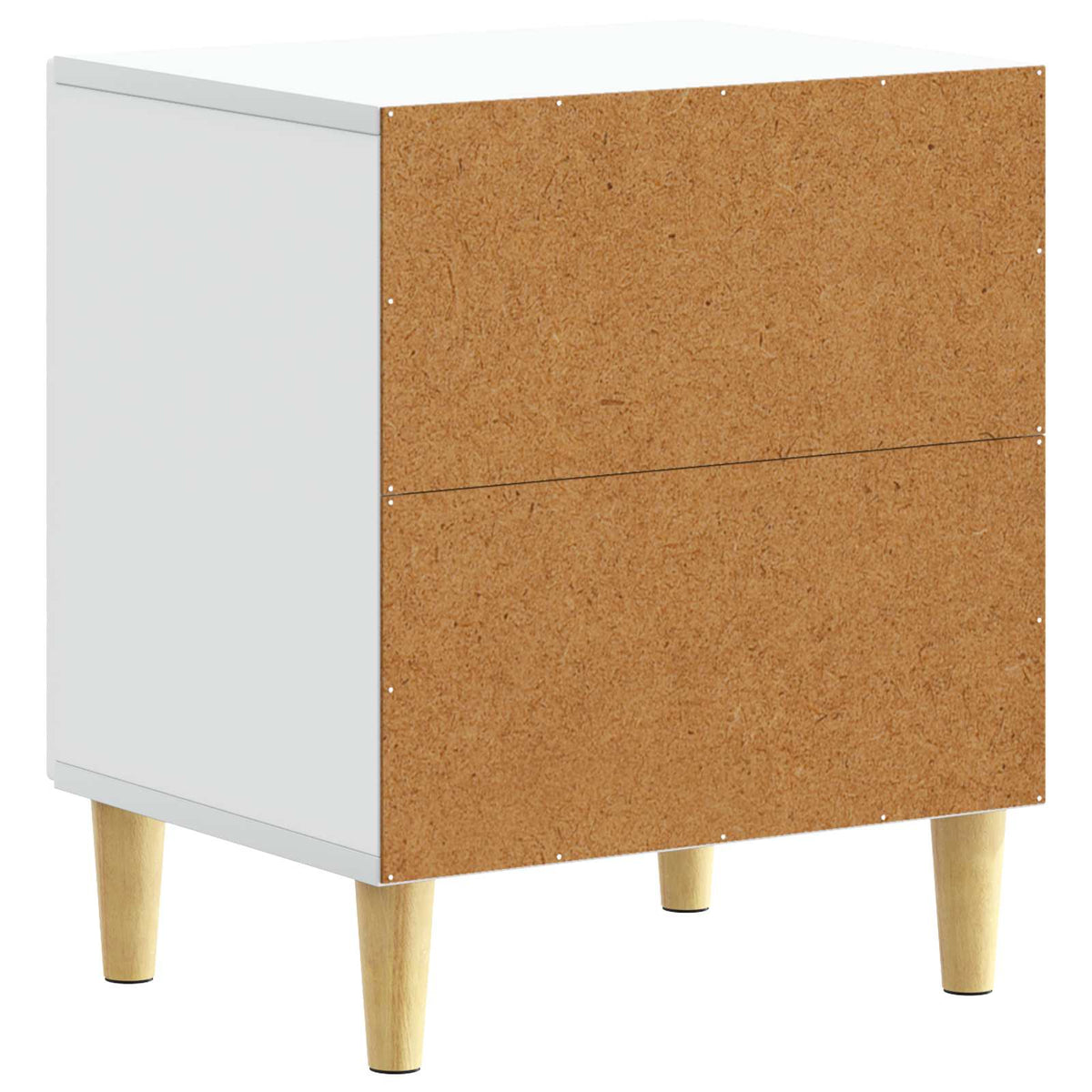 Sengebord Hvid 43 x 34,5 x 50 cm Konstrueret træ