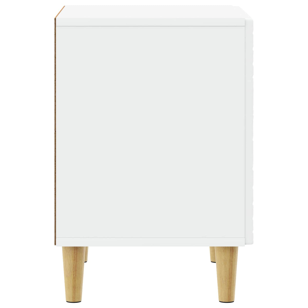 Sengebord Hvid 43 x 34,5 x 50 cm Konstrueret træ