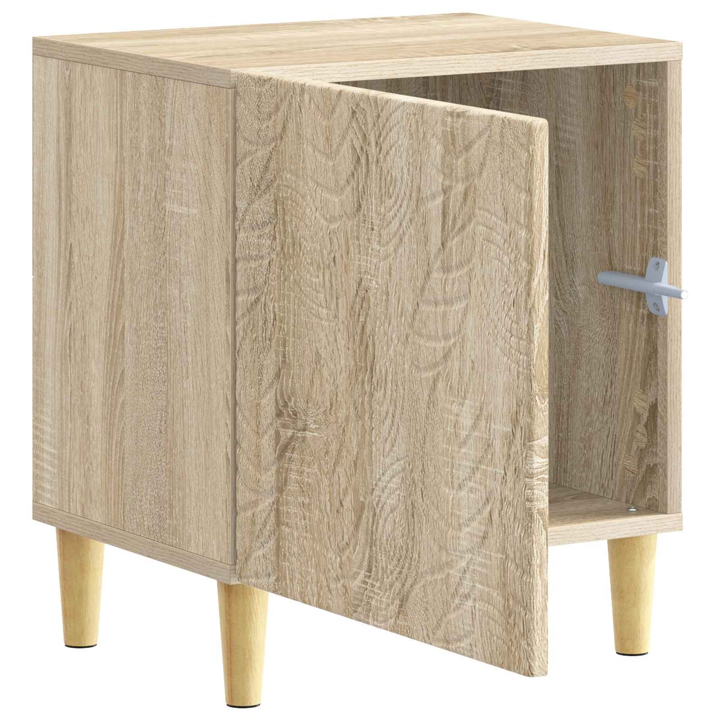 Sengebord Sonoma-eg 43 x 34,5 x 50 cm Konstrueret træ