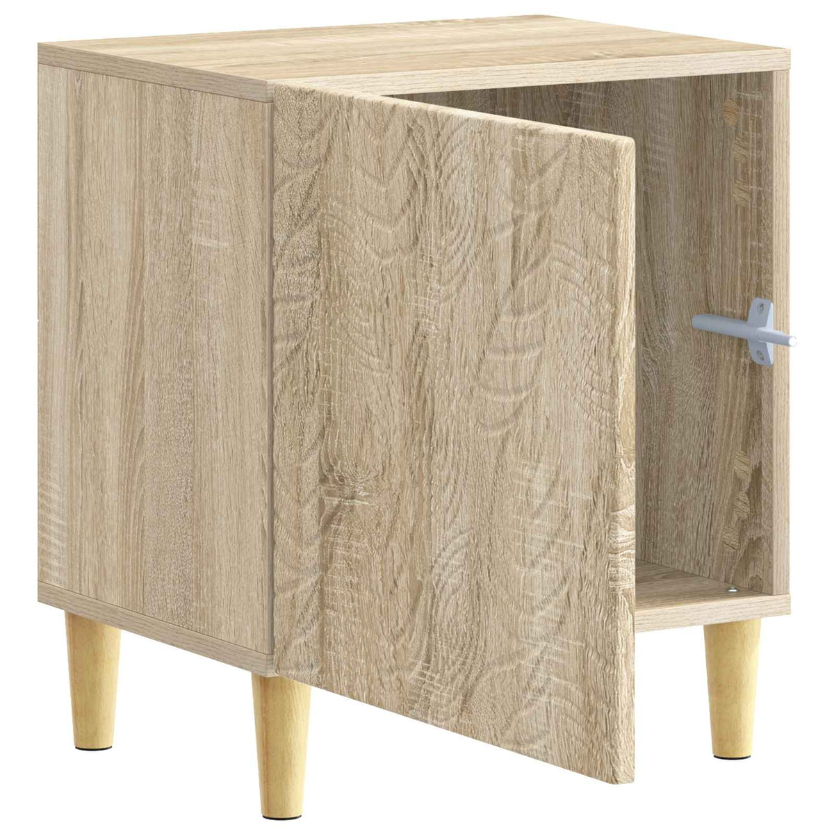 Sengebord 2 stk. Sonoma-eg 43 x 34,5 x 50 cm Konstrueret træ