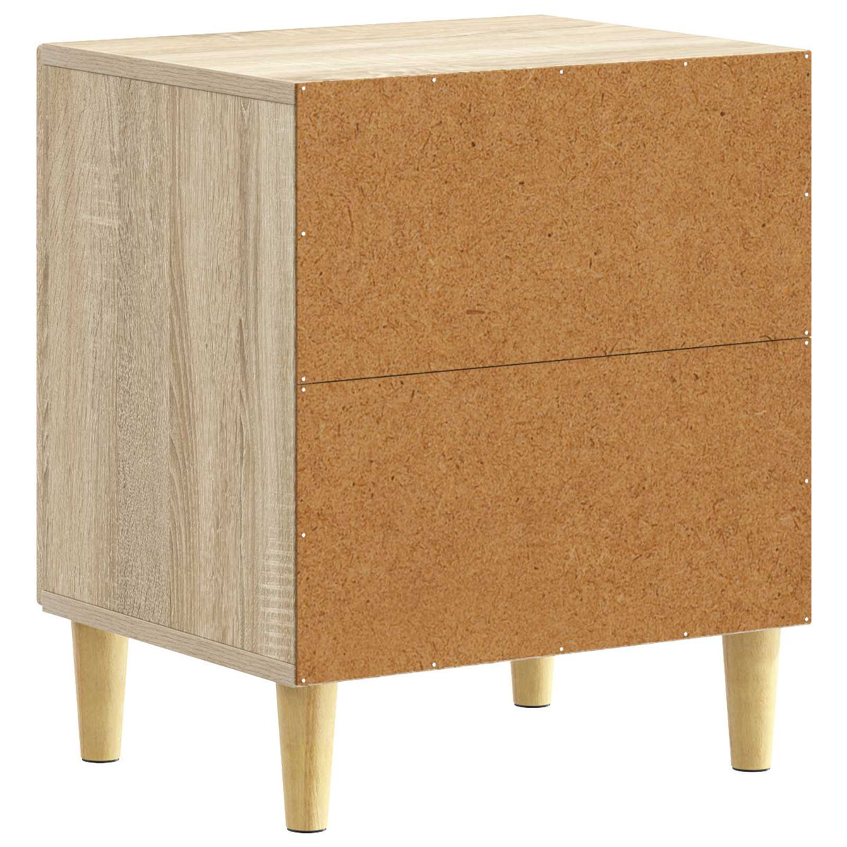 Sengebord 2 stk. Sonoma-eg 43 x 34,5 x 50 cm Konstrueret træ