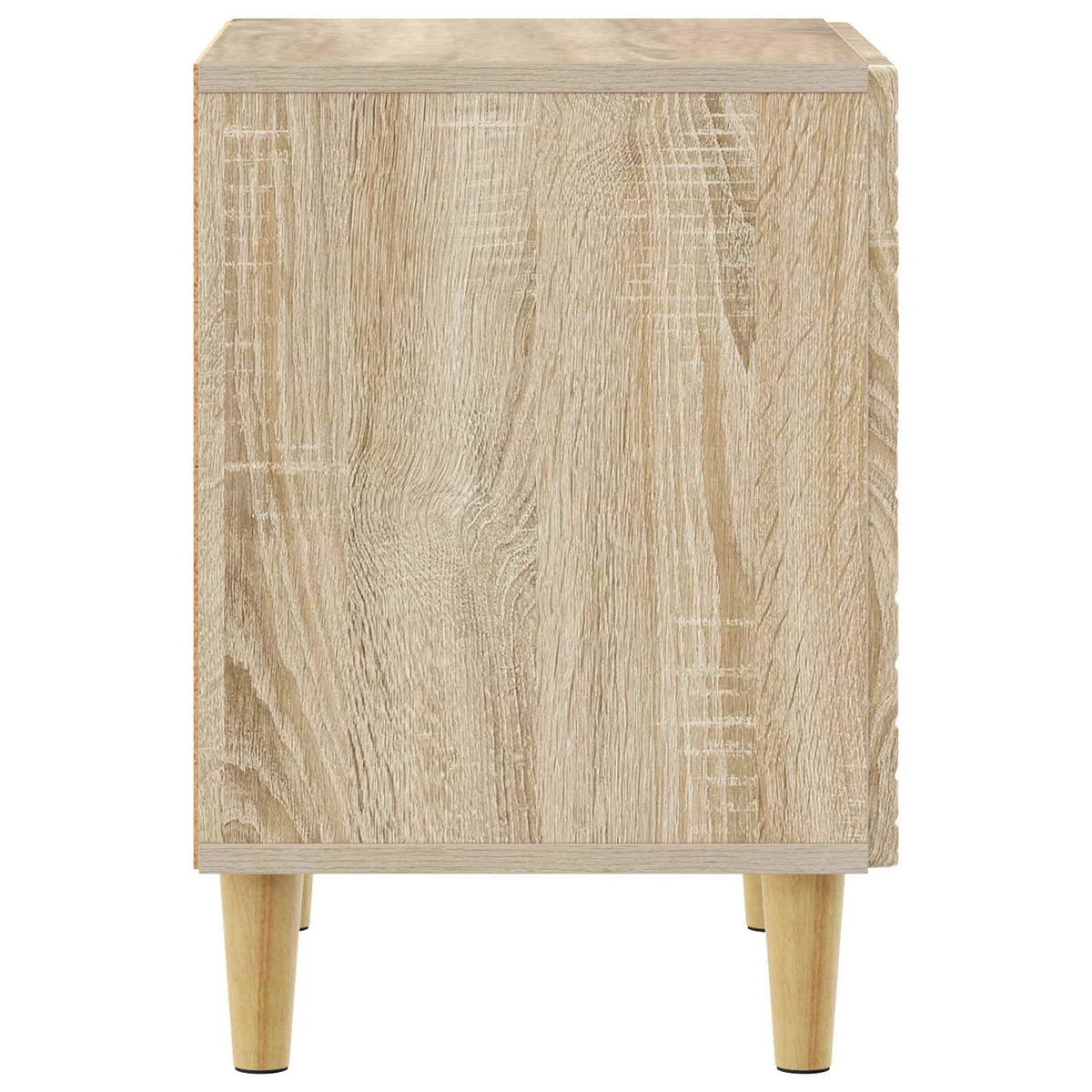 Sengebord 2 stk. Sonoma-eg 43 x 34,5 x 50 cm Konstrueret træ