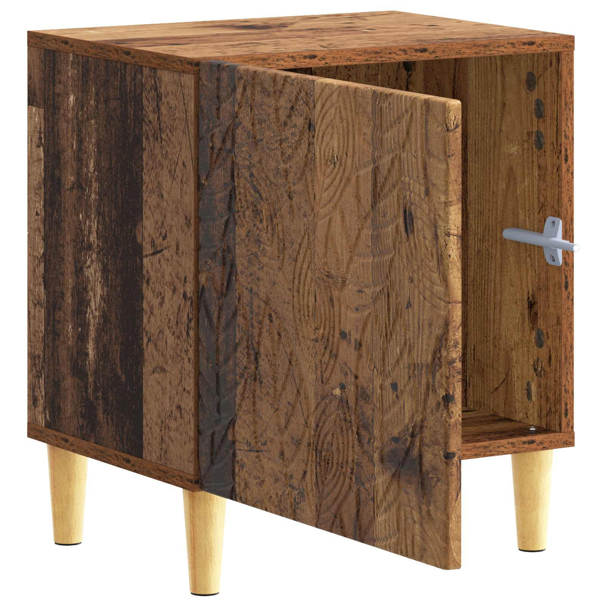 Sengebord 2 stk. Gammelt træ 43 x 34,5 x 50 cm Konstrueret træ