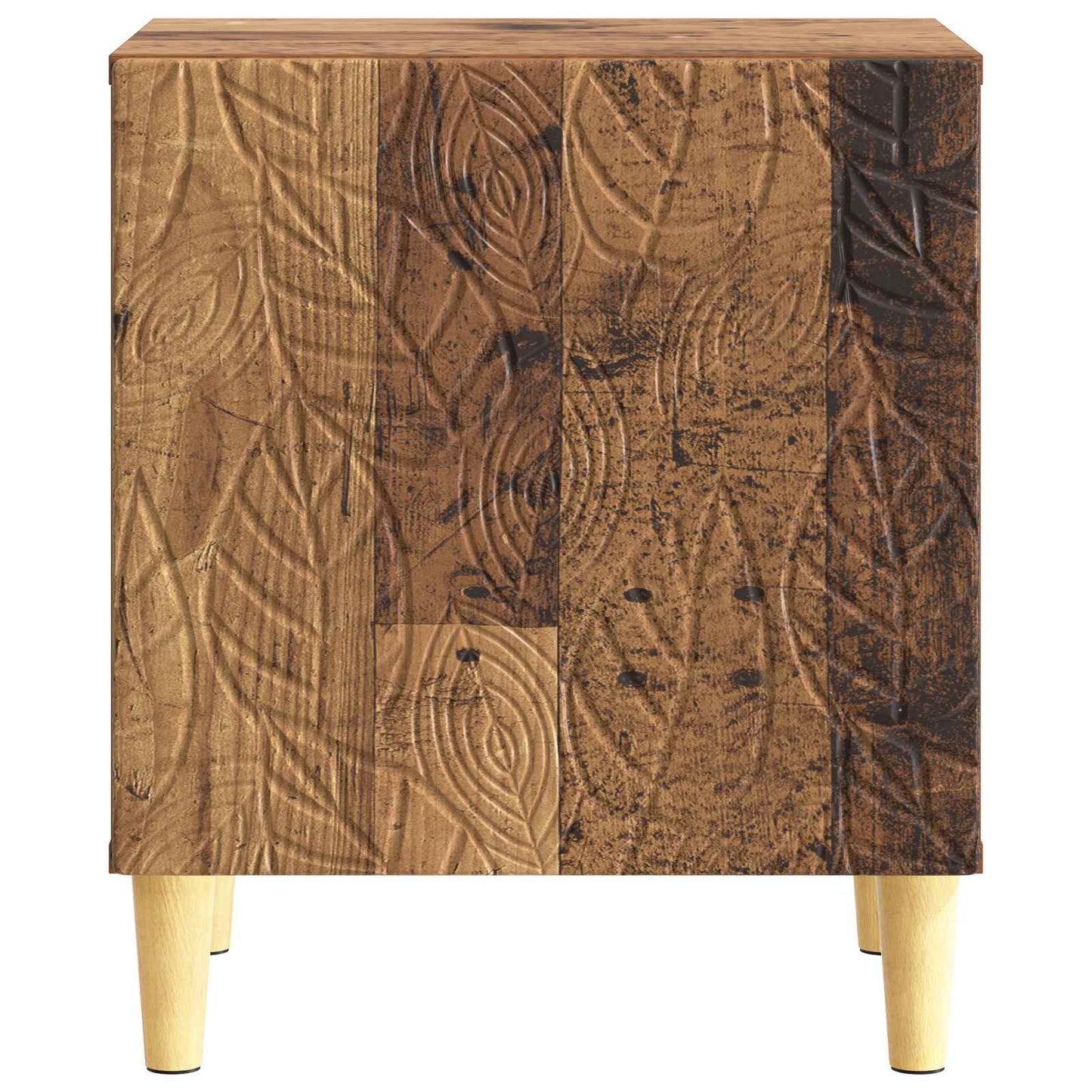 Sengebord 2 stk. Gammelt træ 43 x 34,5 x 50 cm Konstrueret træ