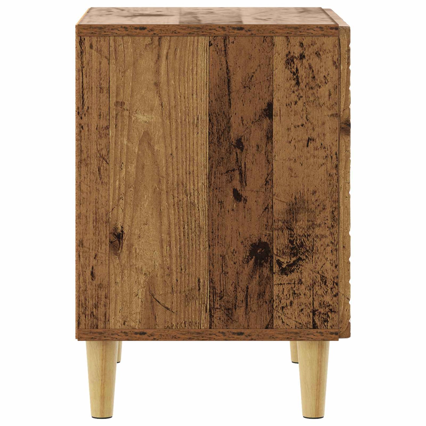 Sengebord 2 stk. Gammelt træ 43 x 34,5 x 50 cm Konstrueret træ
