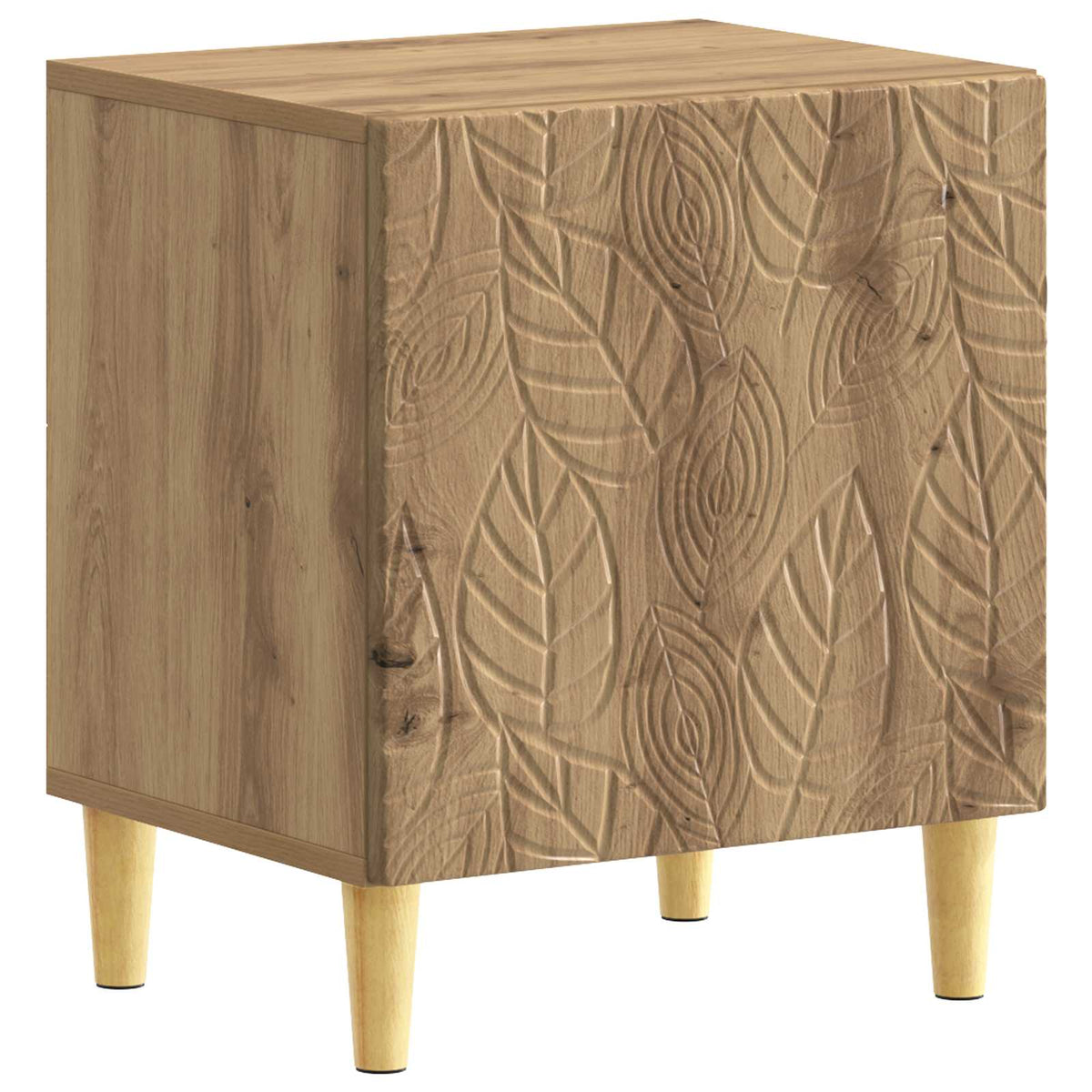 Sengebord 2 stk. Artisan-eg 43 x 34,5 x 50 cm Konstrueret træ