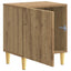 Sengebord 2 stk. Artisan-eg 43 x 34,5 x 50 cm Konstrueret træ