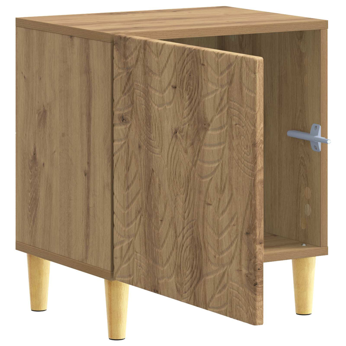 Sengebord 2 stk. Artisan-eg 43 x 34,5 x 50 cm Konstrueret træ