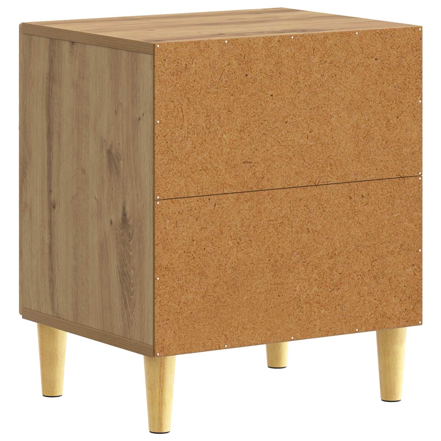 Sengebord 2 stk. Artisan-eg 43 x 34,5 x 50 cm Konstrueret træ