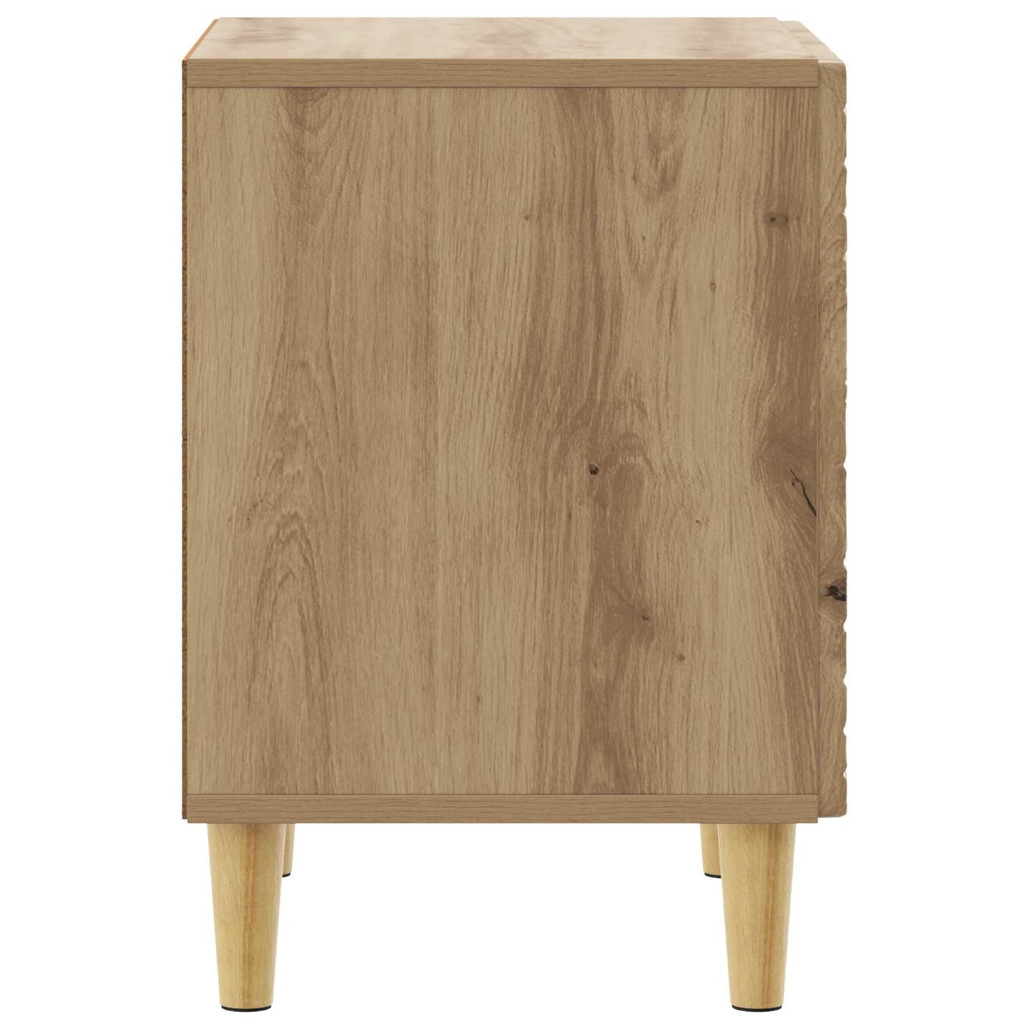 Sengebord 2 stk. Artisan-eg 43 x 34,5 x 50 cm Konstrueret træ