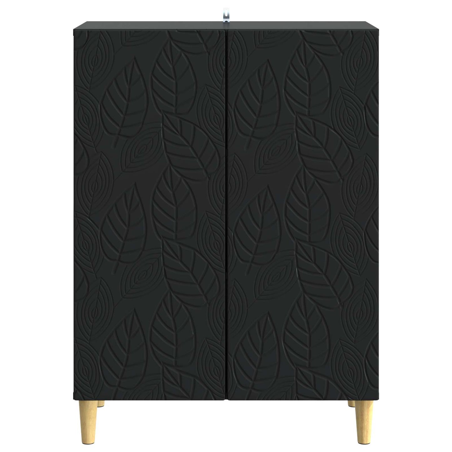 Sideboard Sort 66 x 34,5 x 90 cm Konstrueret træ