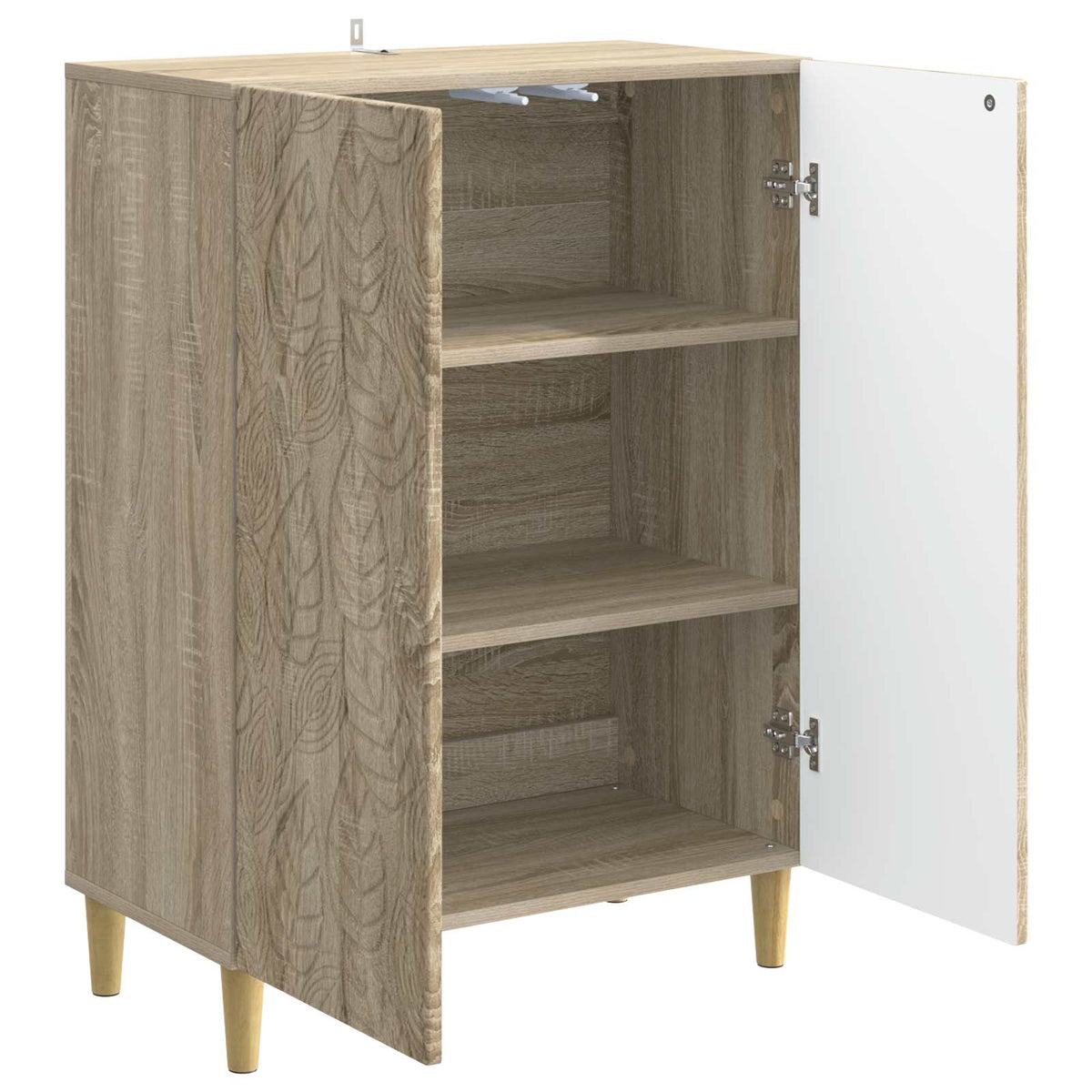 Sideboard Sonoma-eg 66 x 34,5 x 90 cm Konstrueret træ