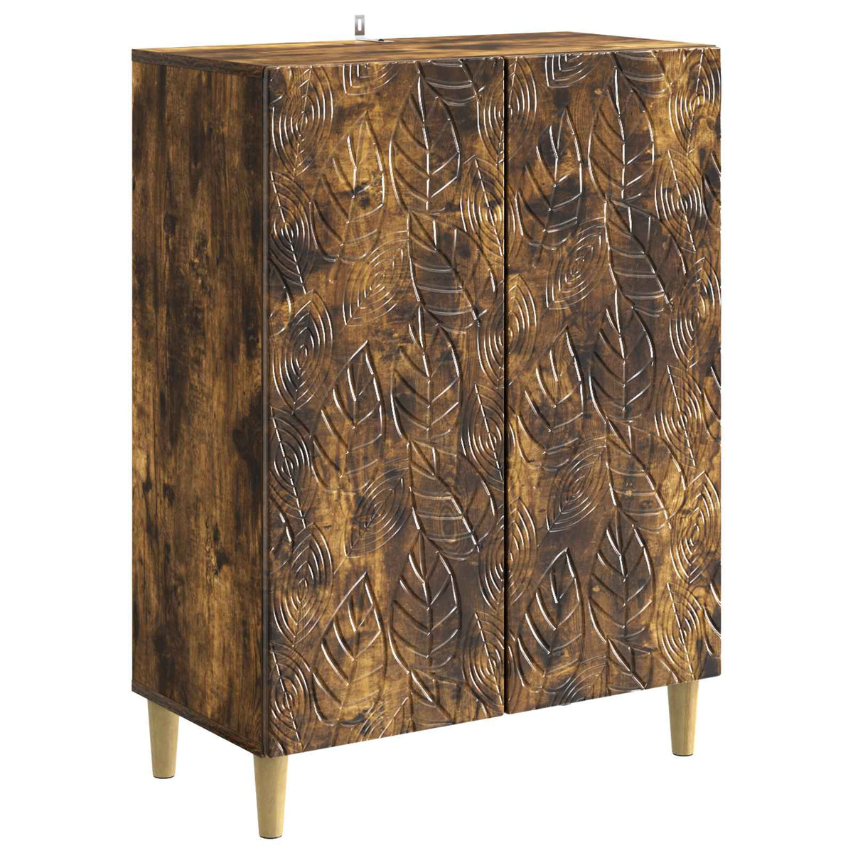 Sideboard Røget eg 66 x 34,5 x 90 cm Konstrueret træ