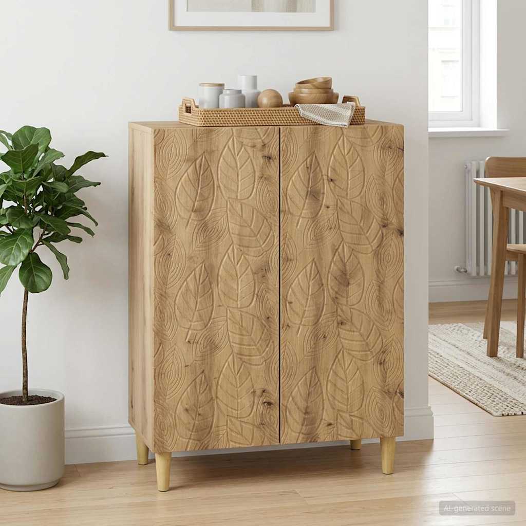 Sideboard Artisan-eg 66 x 34,5 x 90 cm Konstrueret træ