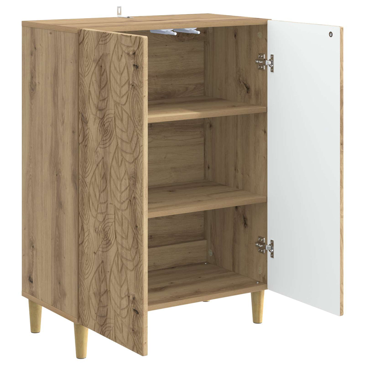 Sideboard Artisan-eg 66 x 34,5 x 90 cm Konstrueret træ