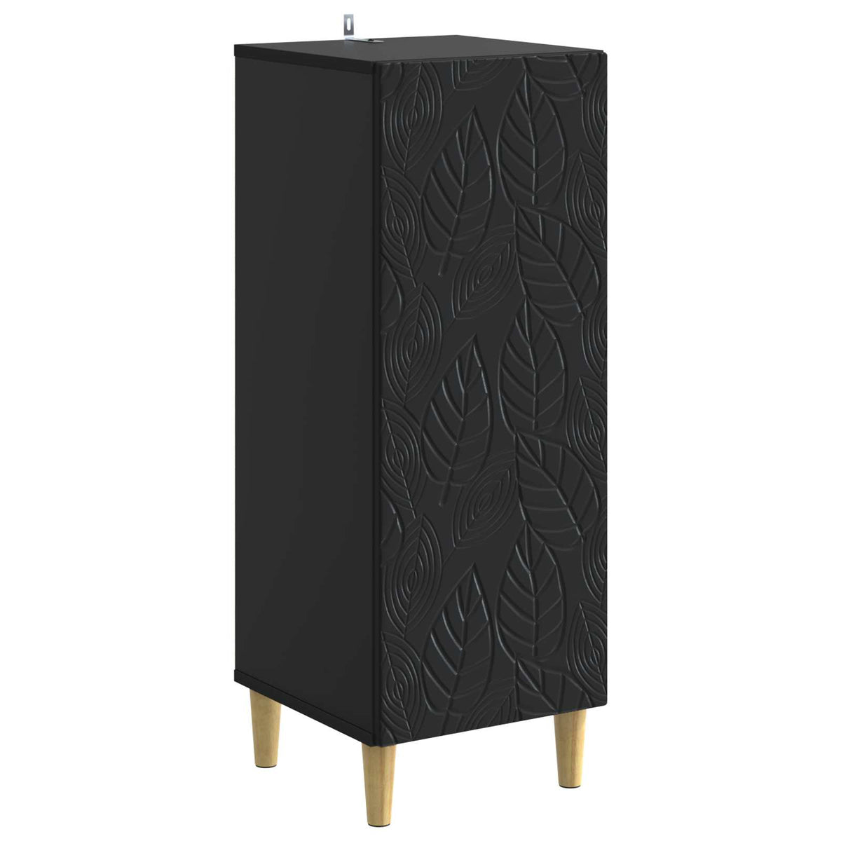 Sideboard Sort 33 x 34,5 x 90 cm Konstrueret træ