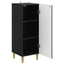 Sideboard Sort 33 x 34,5 x 90 cm Konstrueret træ