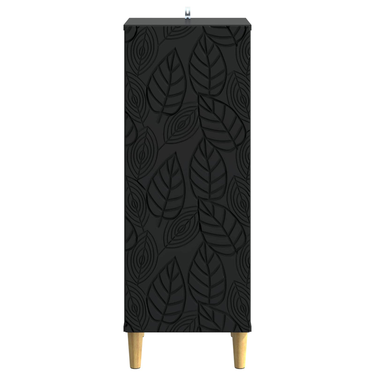 Sideboard Sort 33 x 34,5 x 90 cm Konstrueret træ